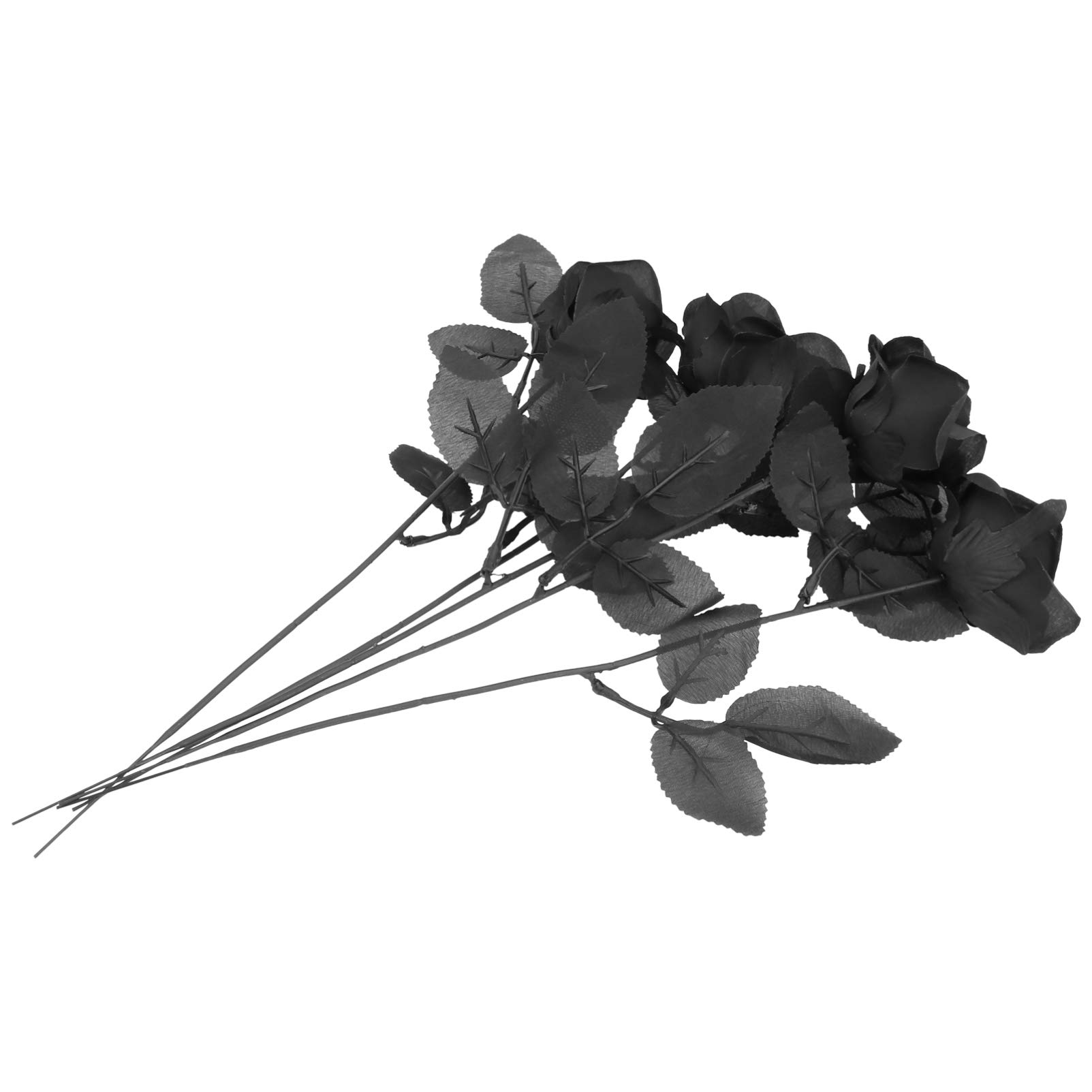 DOITOOL 5pcs Artificial Rose Flowers - Valentine's Day Wedding Decor, Romantic Fake Rose Branches for Home, Party & Event Decoration - Realistic Simulation Roses for Centerpieces, Bouquets and Table Arrangements