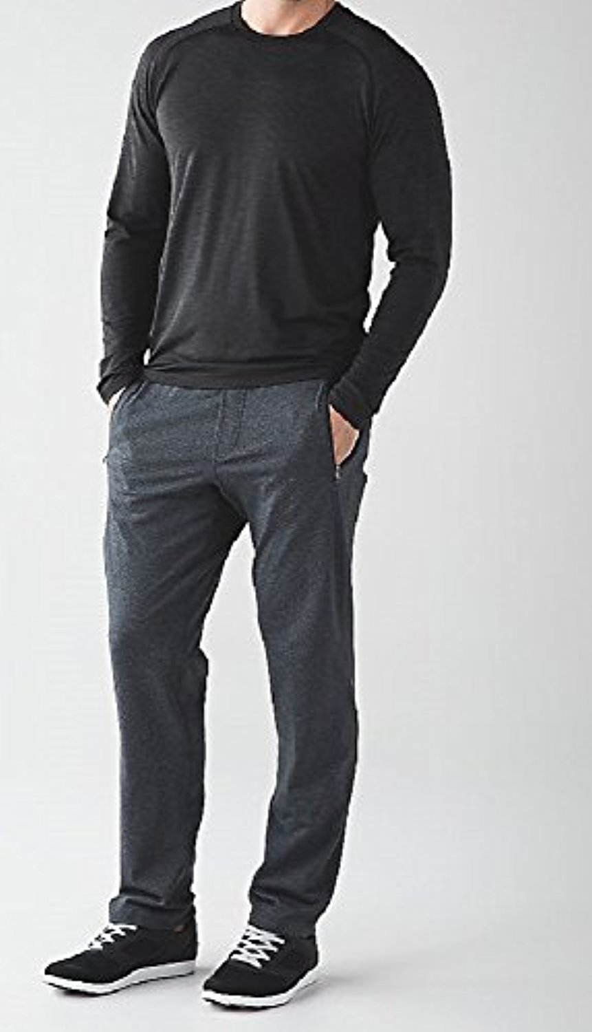 Lululemon Men's Seamless Workout Shirt - Breathable & Comfortable Gym Top for Running, Yoga & Training