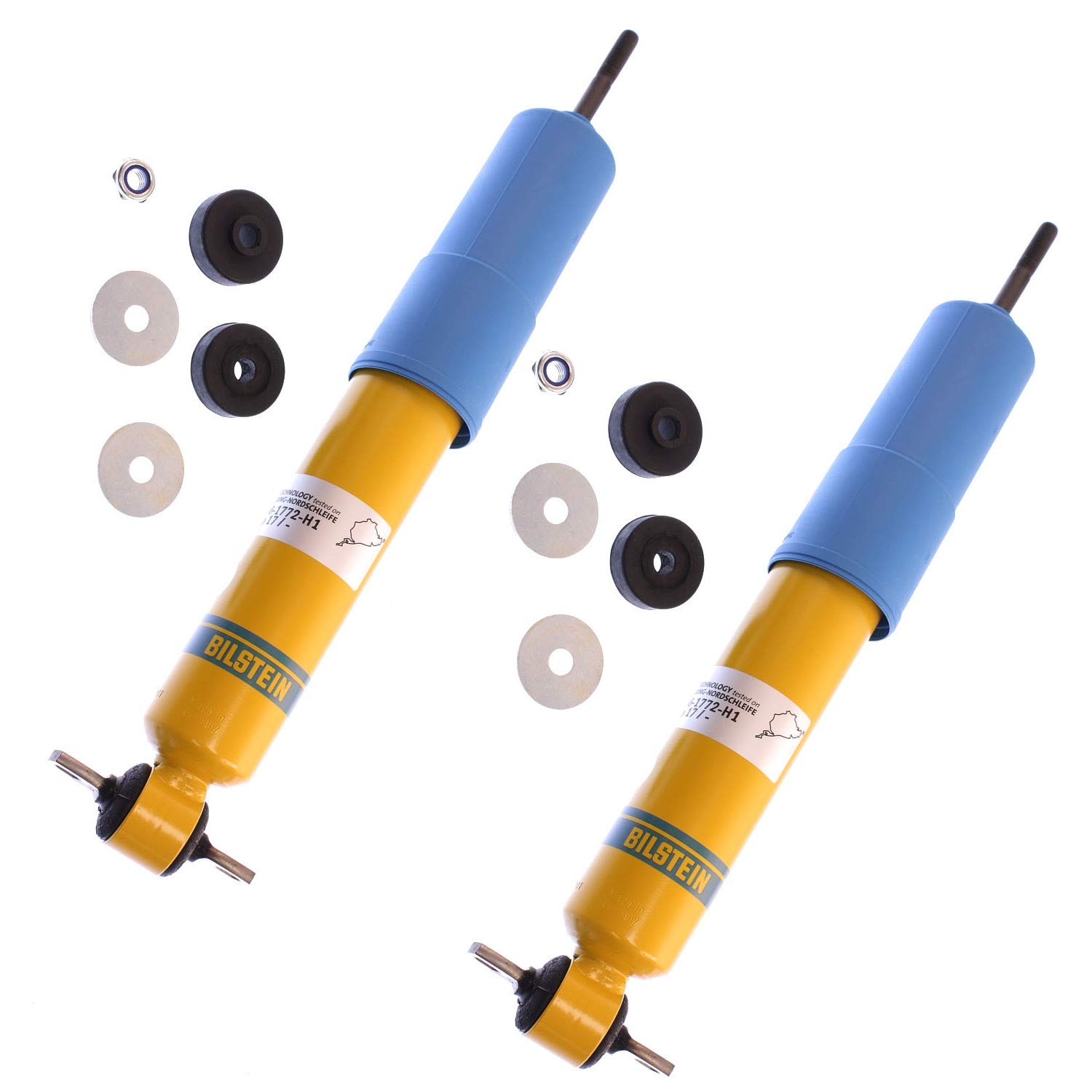 Bilstein B6 4600 Front Shock Absorber Pair Set for Toyota Pickup - 2 Shock Absorbers - Heavy Duty Performance Suspension - Perfect for Off-Roading & Towing