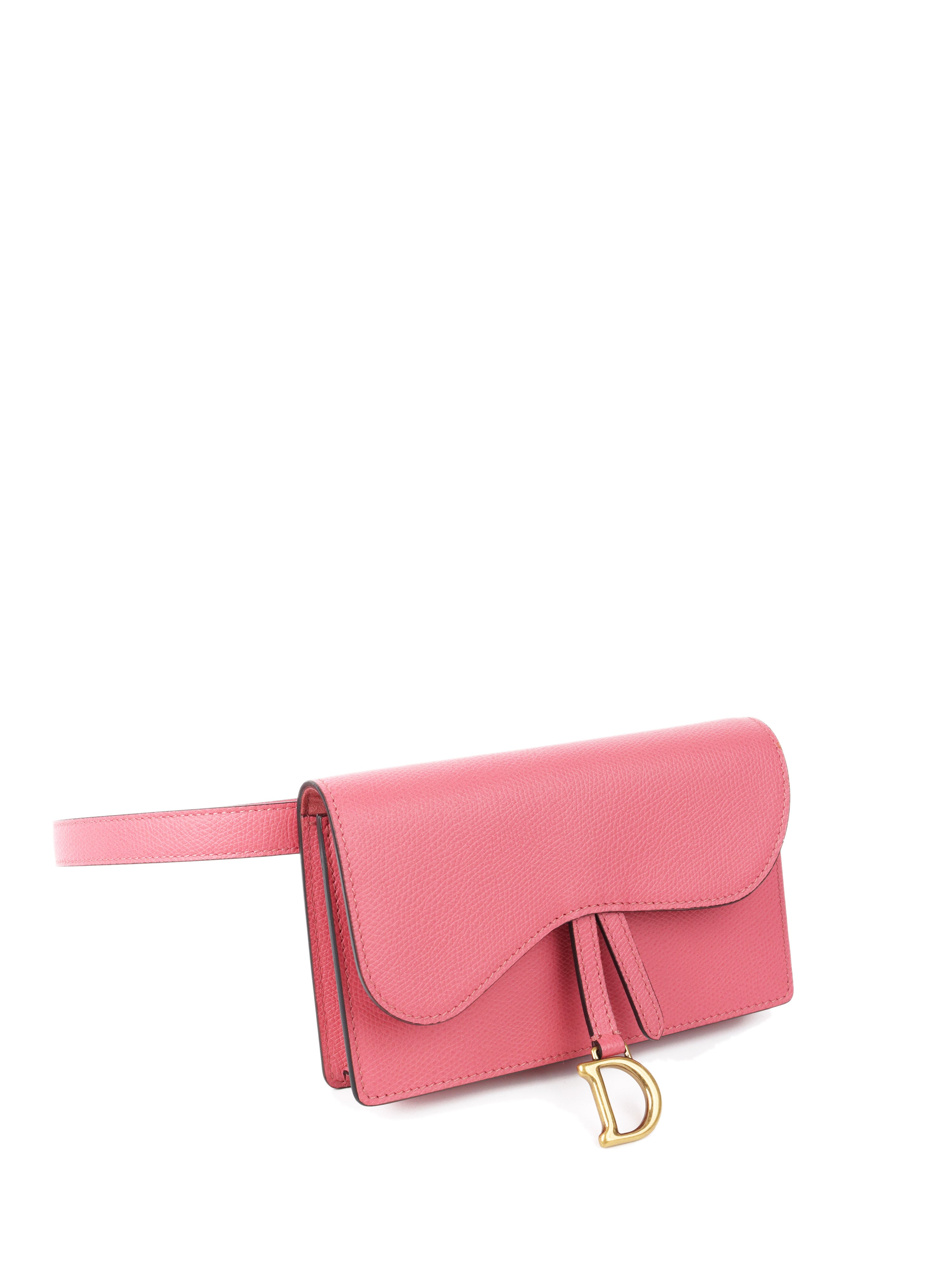Dior Pink Saddle Pouch Belt Bag - Luxury Crossbody Bag for Women | Perfect for Parties, Travel & Everyday Use
