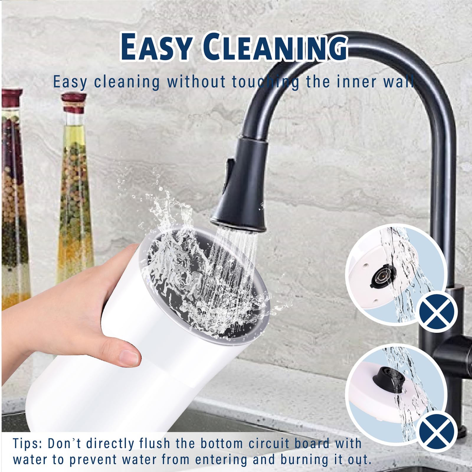 Huogary 2-in-1 Electric Milk Frother and Steamer - Hot Milk Foam Maker for Latte, Cappuccino & Macchiato - Perfect for Coffee Shops, Home Baristas & Office Use (White)