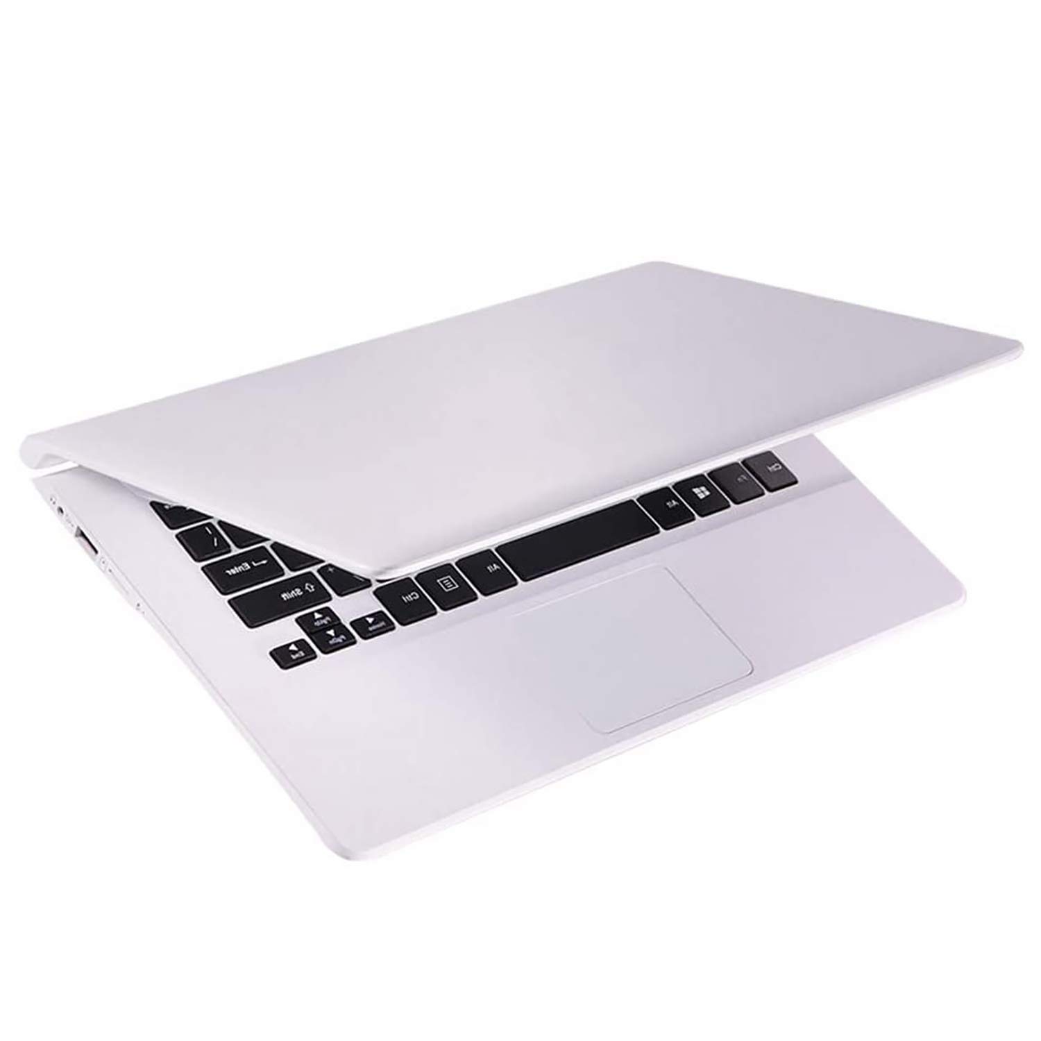 12.5 Inch HD Ultrabook Laptop - Windows 10, Intel Quad Core Atom 1.44GHz, 4GB RAM, 64GB eMMC, USB, WiFi, HDMI, Webcam & Speakers (White) | Perfect for Business, Travel & Online Learning