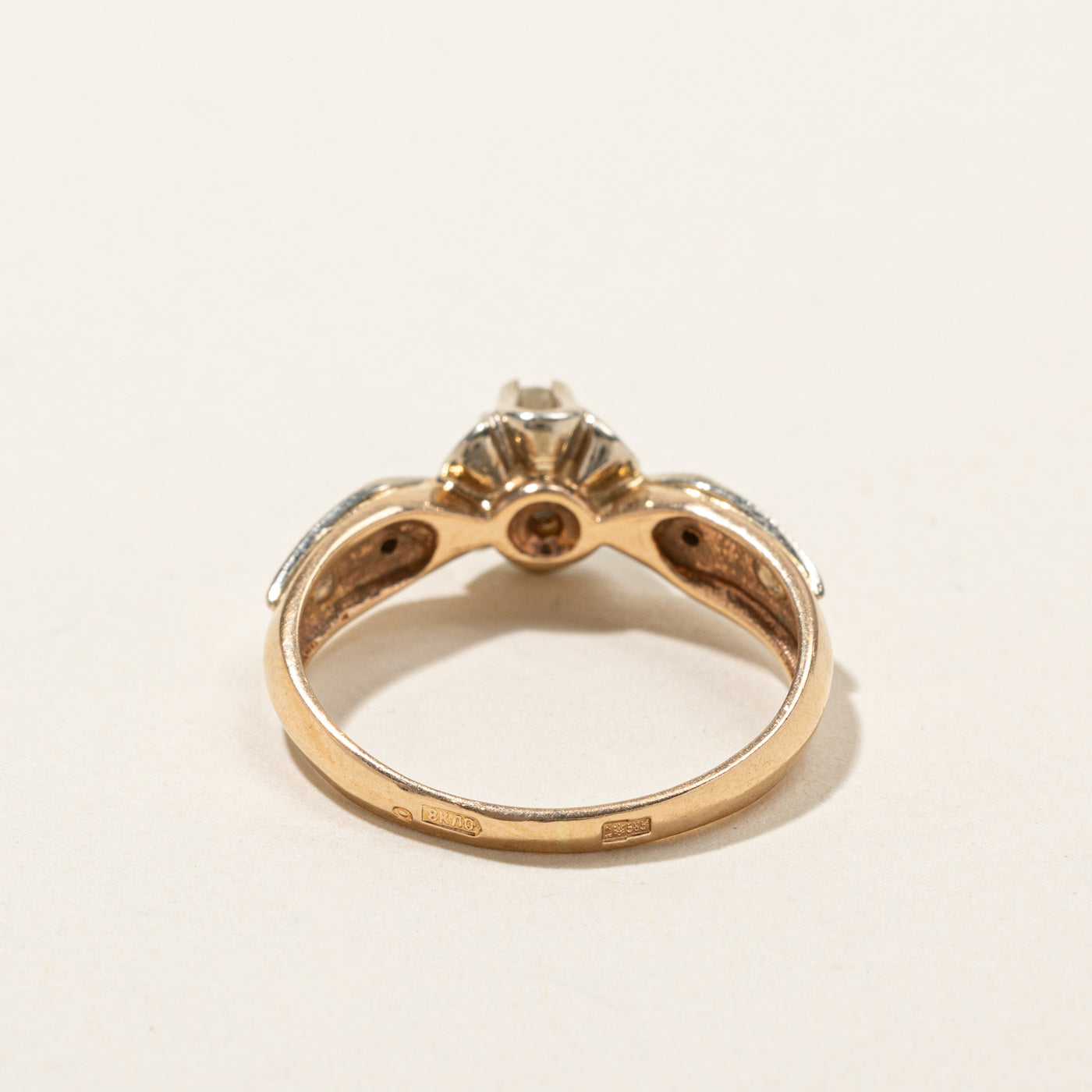 0.15ctw Diamond Claw Set Ring - Size 6.5 | Elegant Solitaire Engagement Ring for Women | Perfect for Proposals, Anniversaries & Special Occasions