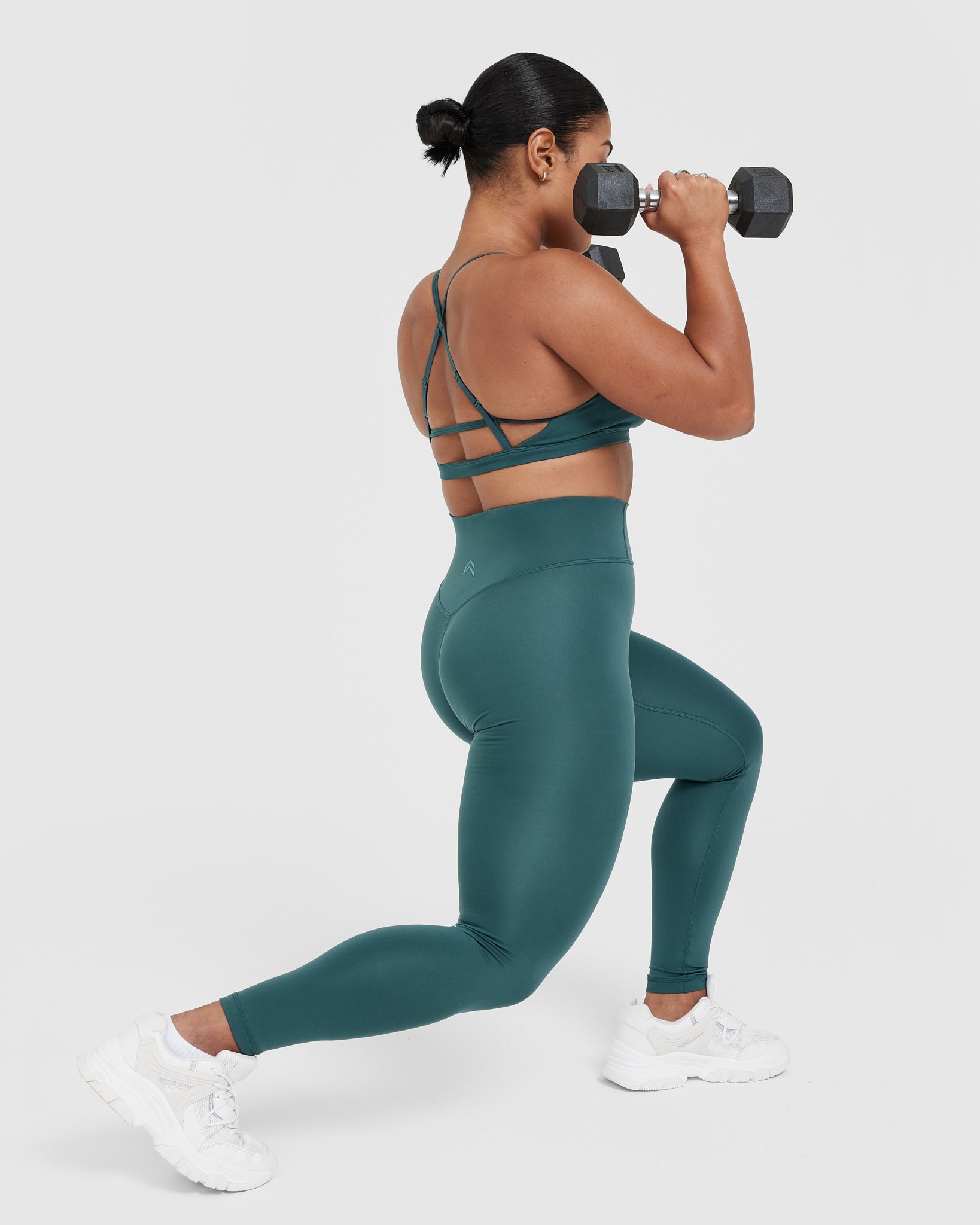 Timeless High Waisted Leggings for Women - Marine Teal Yoga Pants | Tummy Control Workout Leggings | Perfect for Yoga, Gym & Everyday Wear