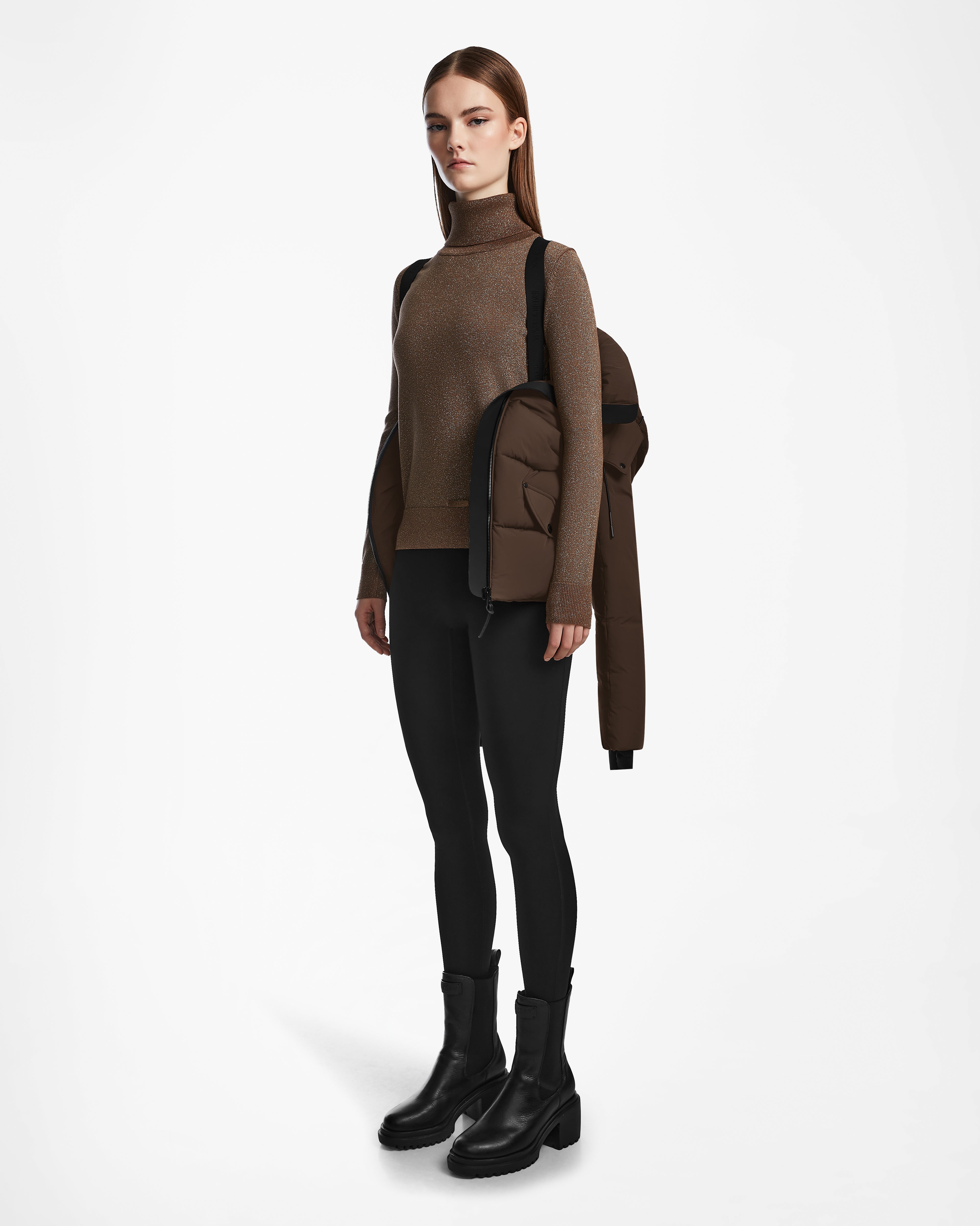 Adeline Women's Mocha Casual Dress - Perfect for Office, Party & Everyday Wear