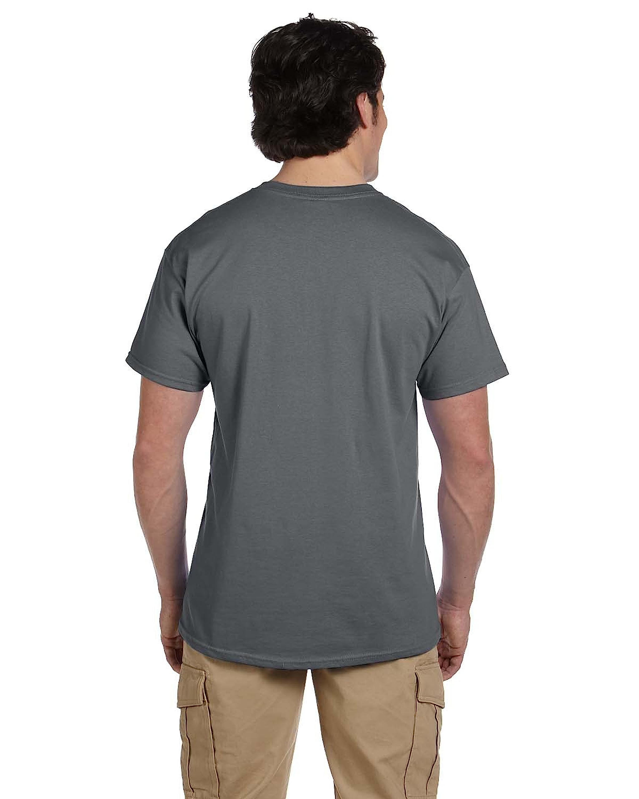 Fruit of the Loom Men's Lightweight Cotton T-Shirts - Short & Long Sleeve Comfortable Casual Tees for Everyday Wear, Workout, and Layering