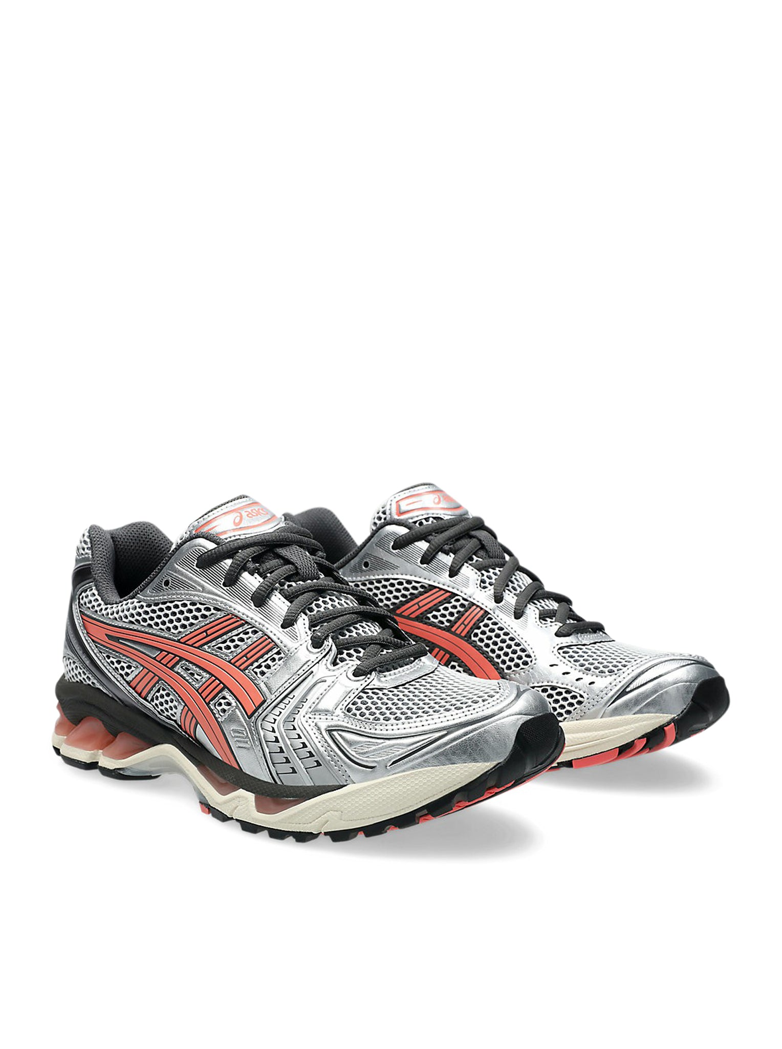 ASICS GEL-Kayano 14 Running Shoes for Men & Women - White/Papaya - Premium Cushioning & Support for Long-Distance Running, Jogging, and Workouts