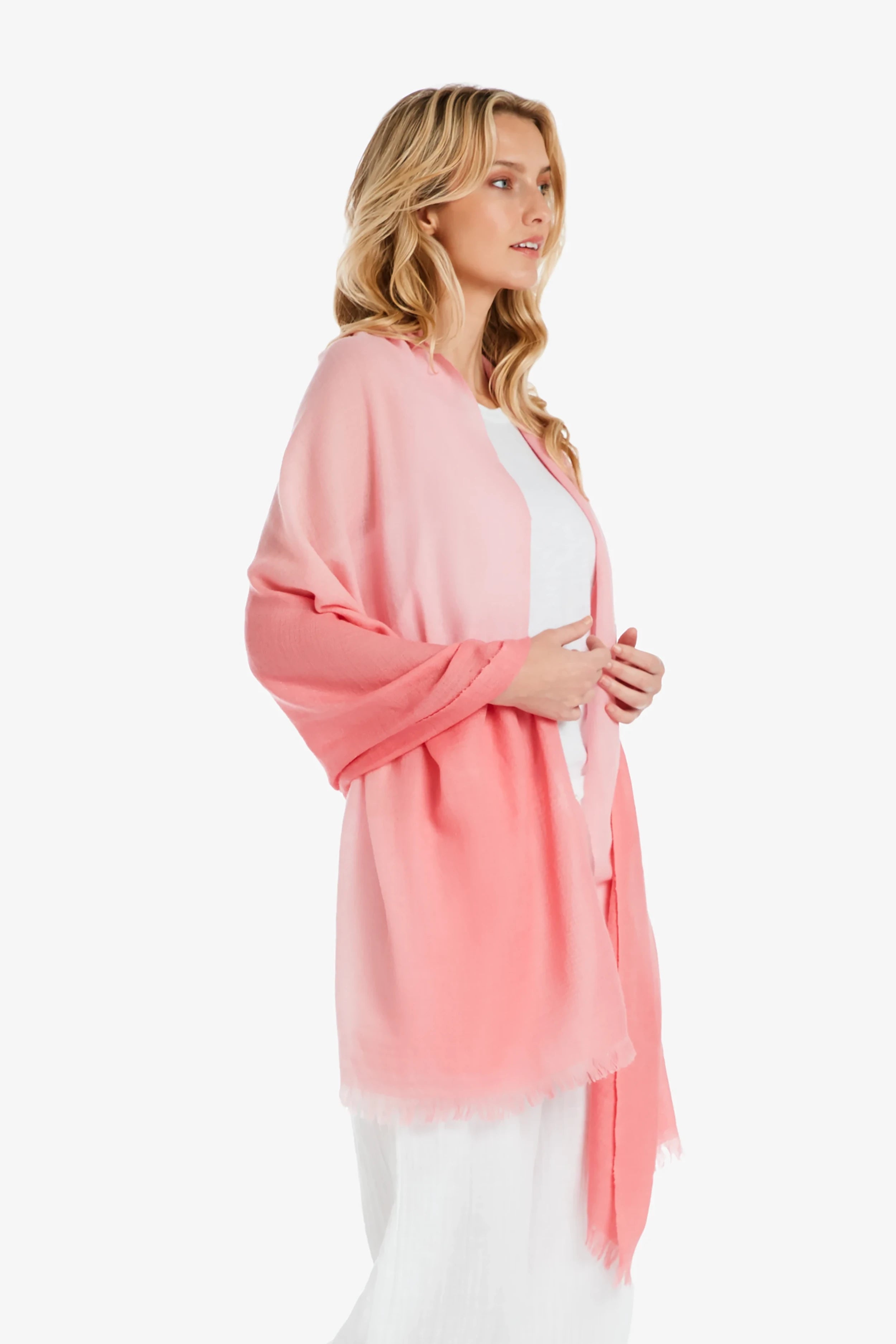 Essential Wrap Scarf - Soft Petal Pink Shawl for Women | Perfect for Fall, Winter & Everyday Outfits