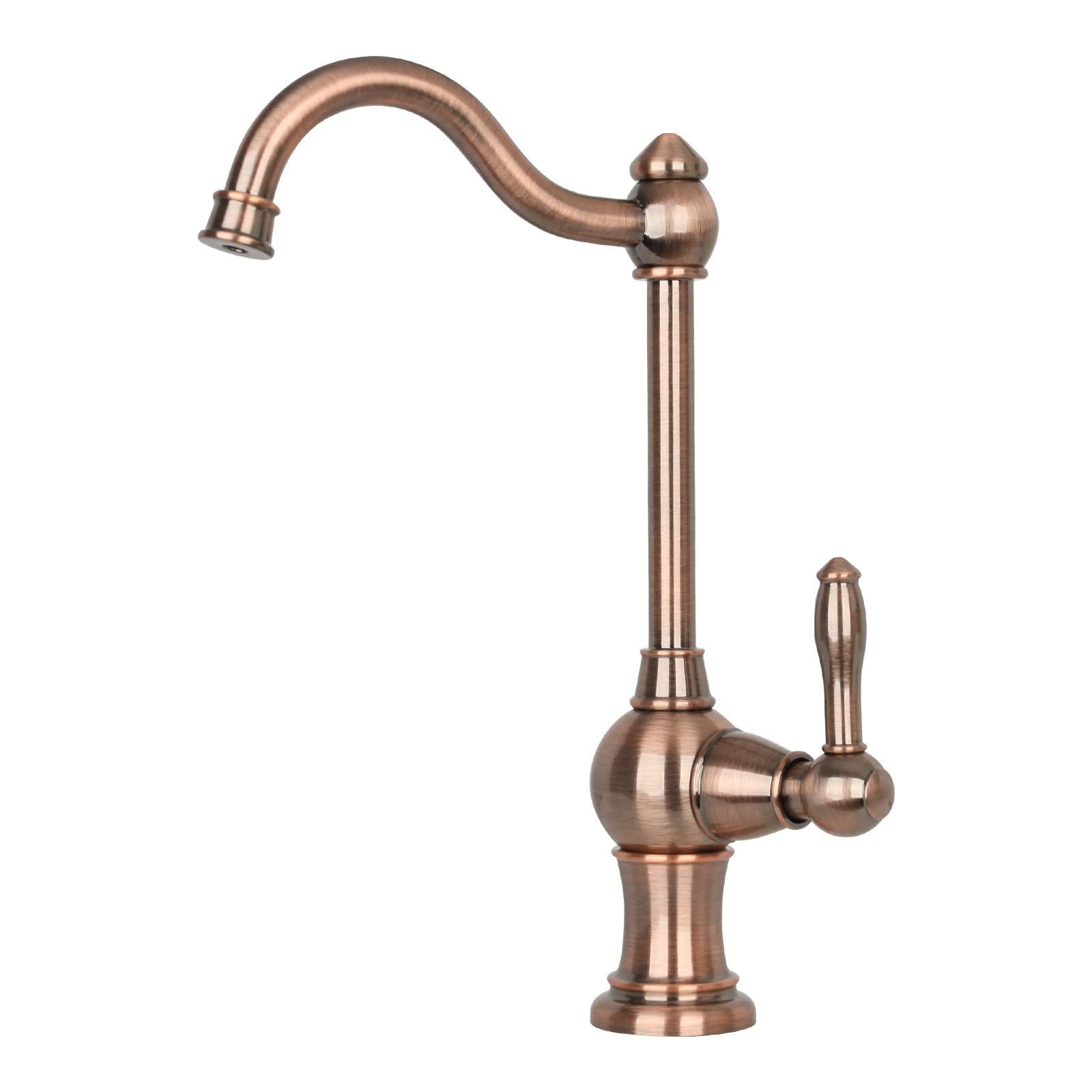 Akicon One-Handle Drinking Water Filter Faucet Purifier - Cold Water (Antique Copper) for Kitchen Sink & Home Use
