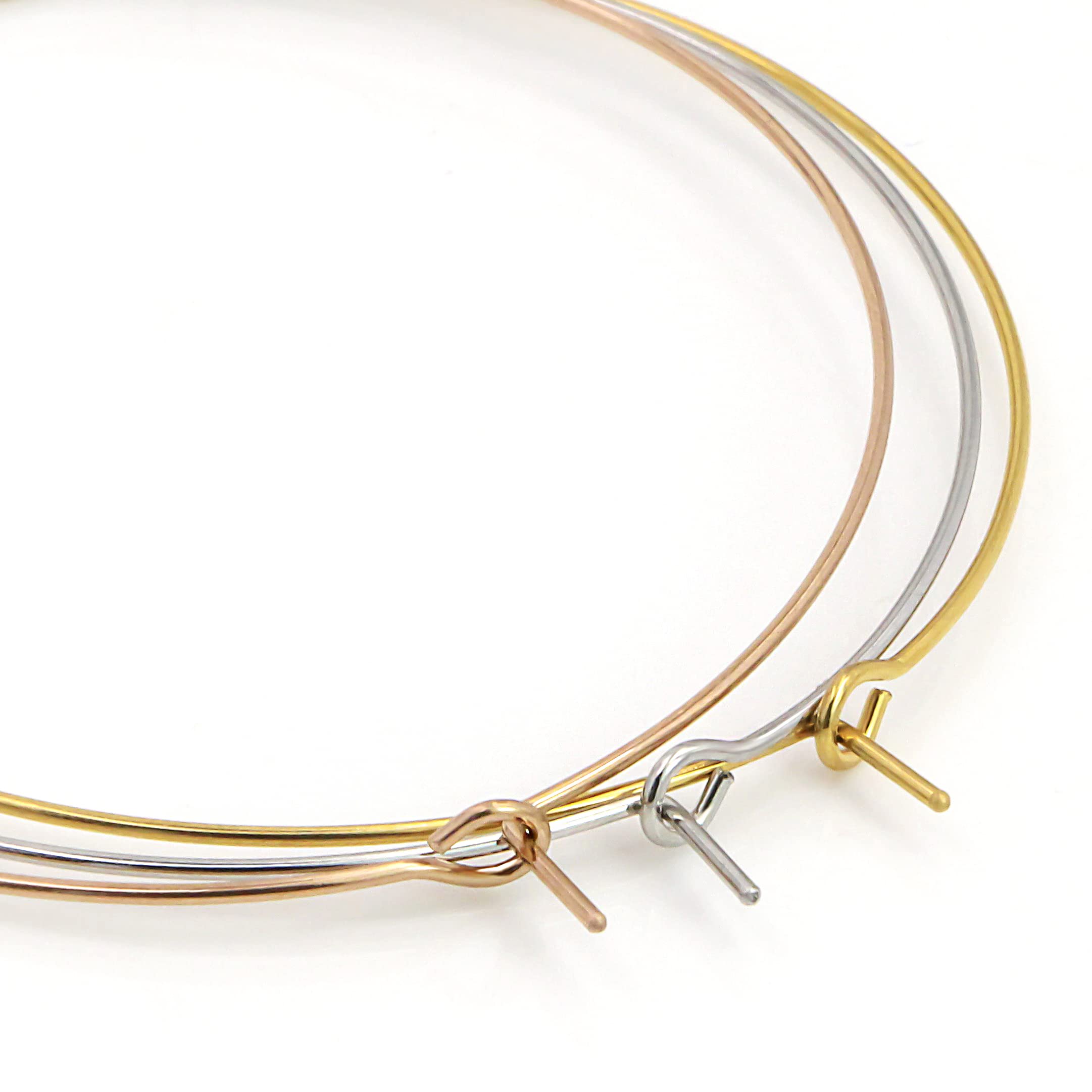 3 Pairs Large Gold Hoop Earrings for Women - 18K Gold Plated Lightweight Stainless Steel - Fashion Minimalist Geometric Round Earrings Set - Perfect for Everyday Wear, Parties & Gifts
