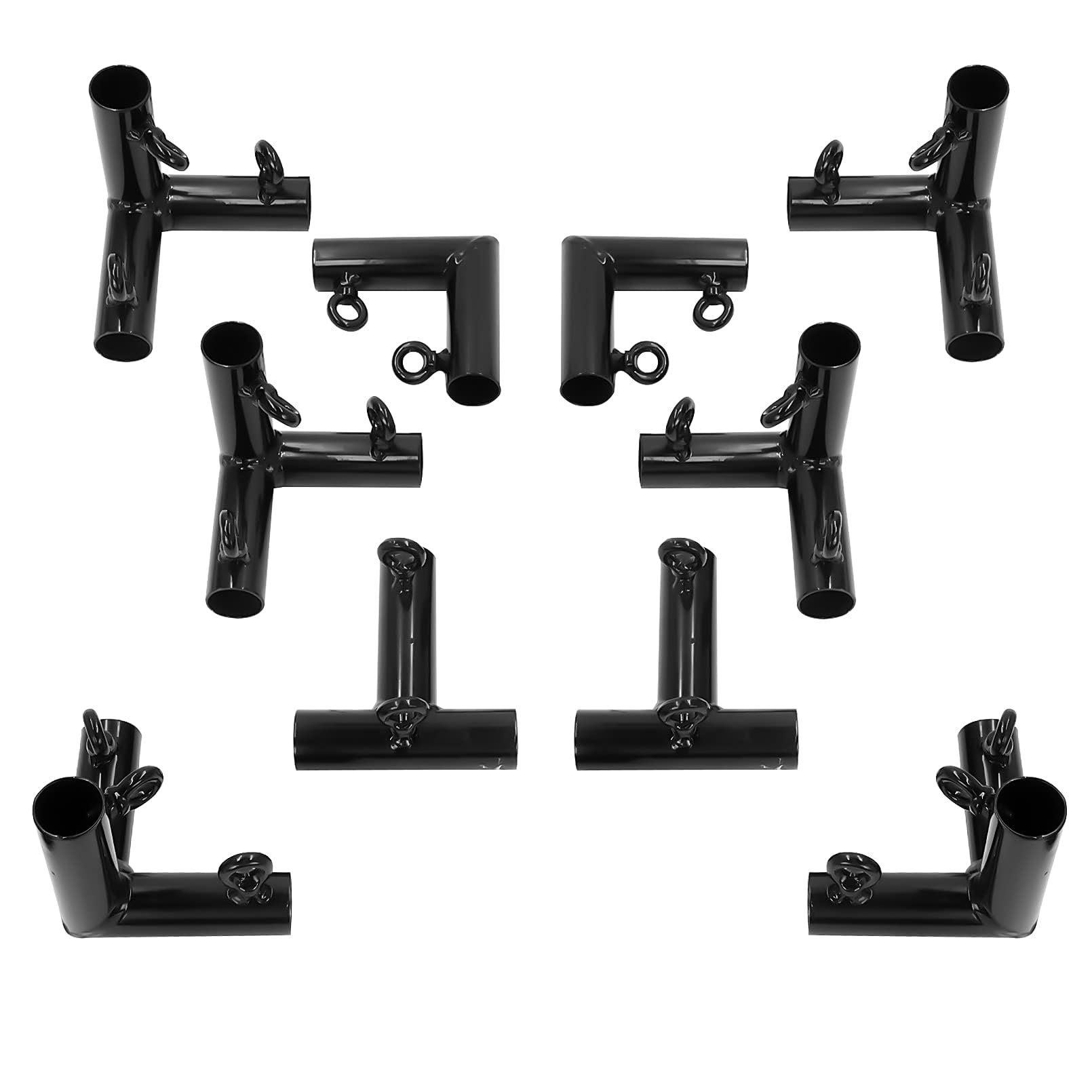 Aoneky DIY Golf Frame Corner Kit for 10x10x10ft Practice Golf Cage Net - Compatible with 3/4