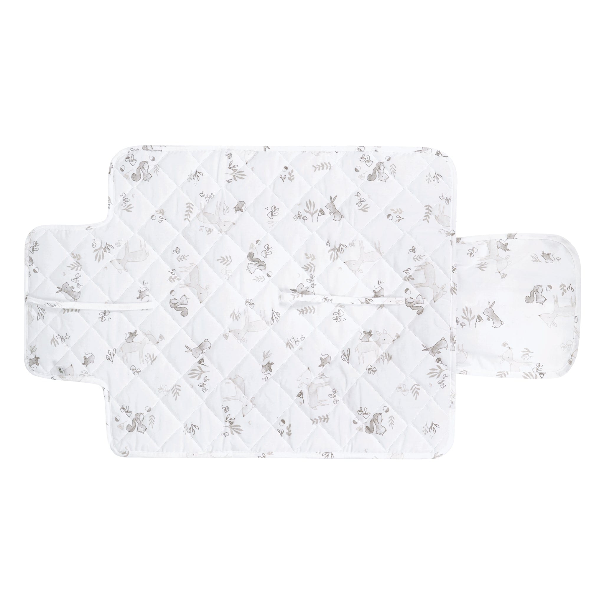 Portable Foldable Changing Pad for Baby - Soft Waterproof Forest Design | Perfect for Travel, Nursery & On-the-Go Diaper Changes