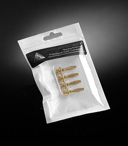 Shunyata Research STIS Interchangeable Speaker Wire Terminations (4-Pack) - High-End Audio Connectors for Home Theater & HiFi Systems - Perfect for Audiophiles and Professional Installations