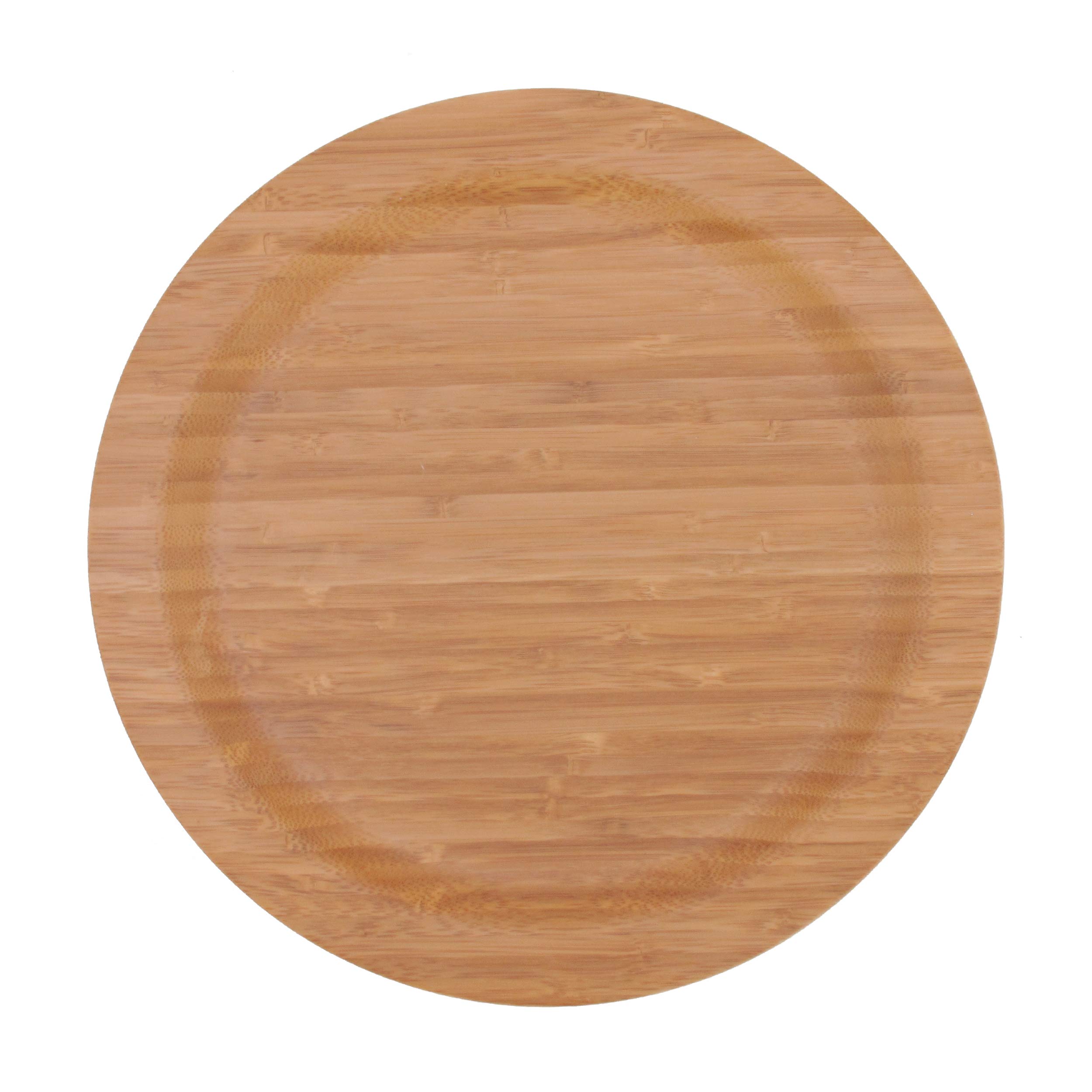 BambooMN 12 Inch Round Bamboo Charger Plates - Eco-Friendly Reusable Dinnerware Set of 10 for Catering, Weddings, Holidays & Home Decor - Sustainable Party Supplies for Formal Dinners & Special Occasions