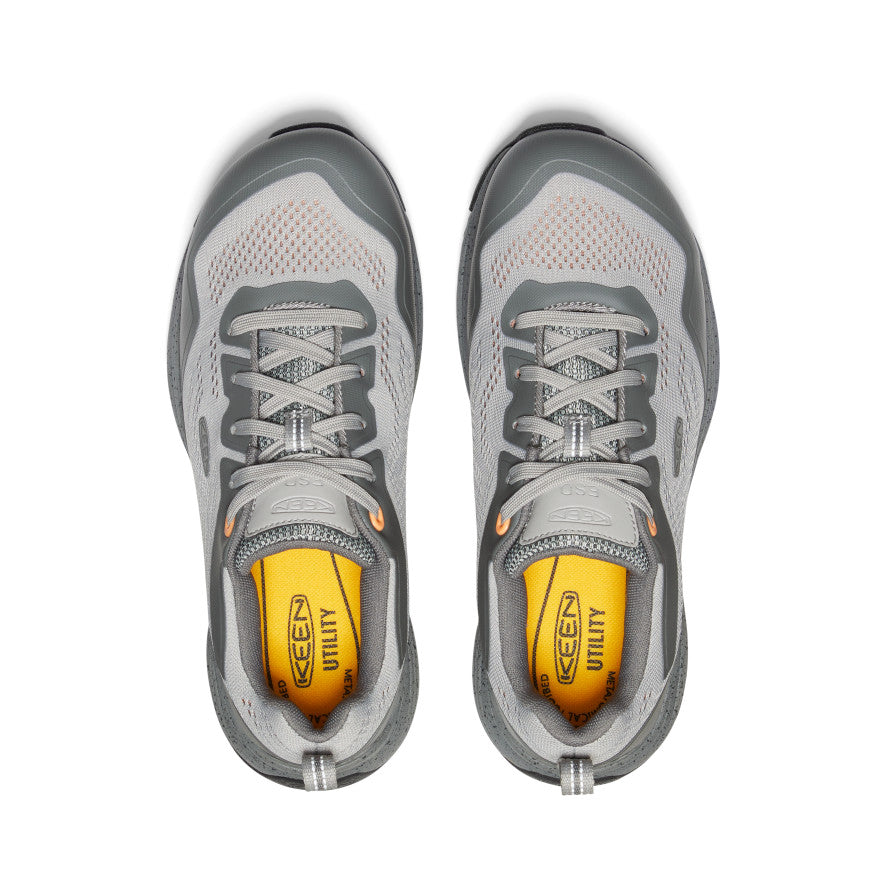Sparta 2 ESD Aluminum Toe Safety Shoes for Women - Drizzle/Papaya | Slip-Resistant Work Boots for Electricians & Industrial Workers