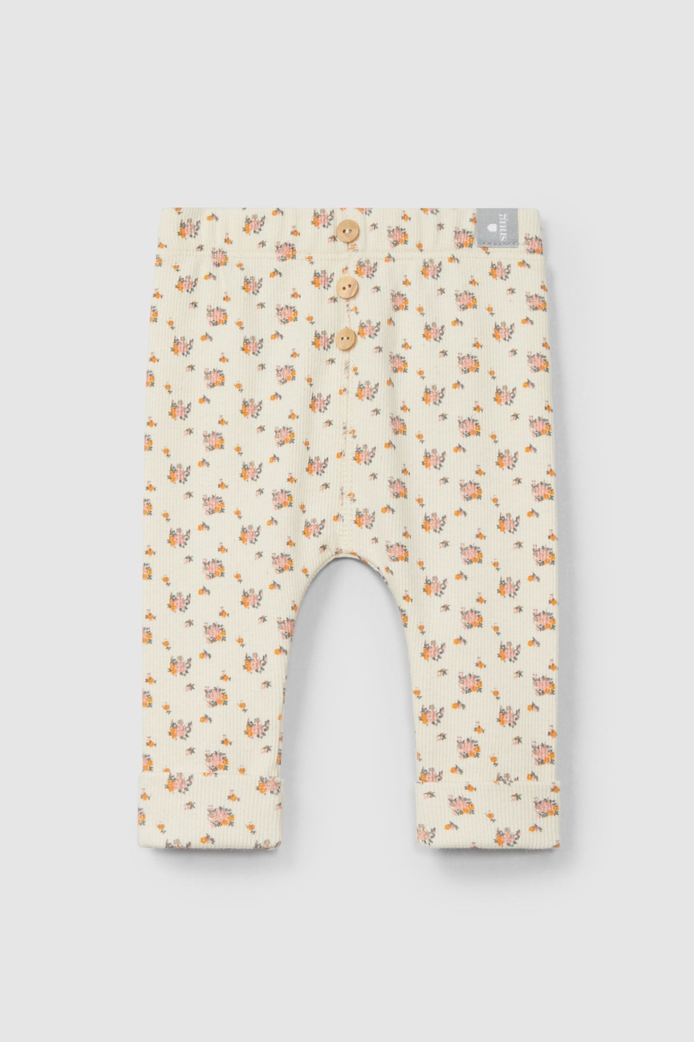 Floral Leggings for Baby Girls - Soft Stretchy Comfortable Leggings for Toddlers - Perfect for Playtime, Daycare & Family Outings
