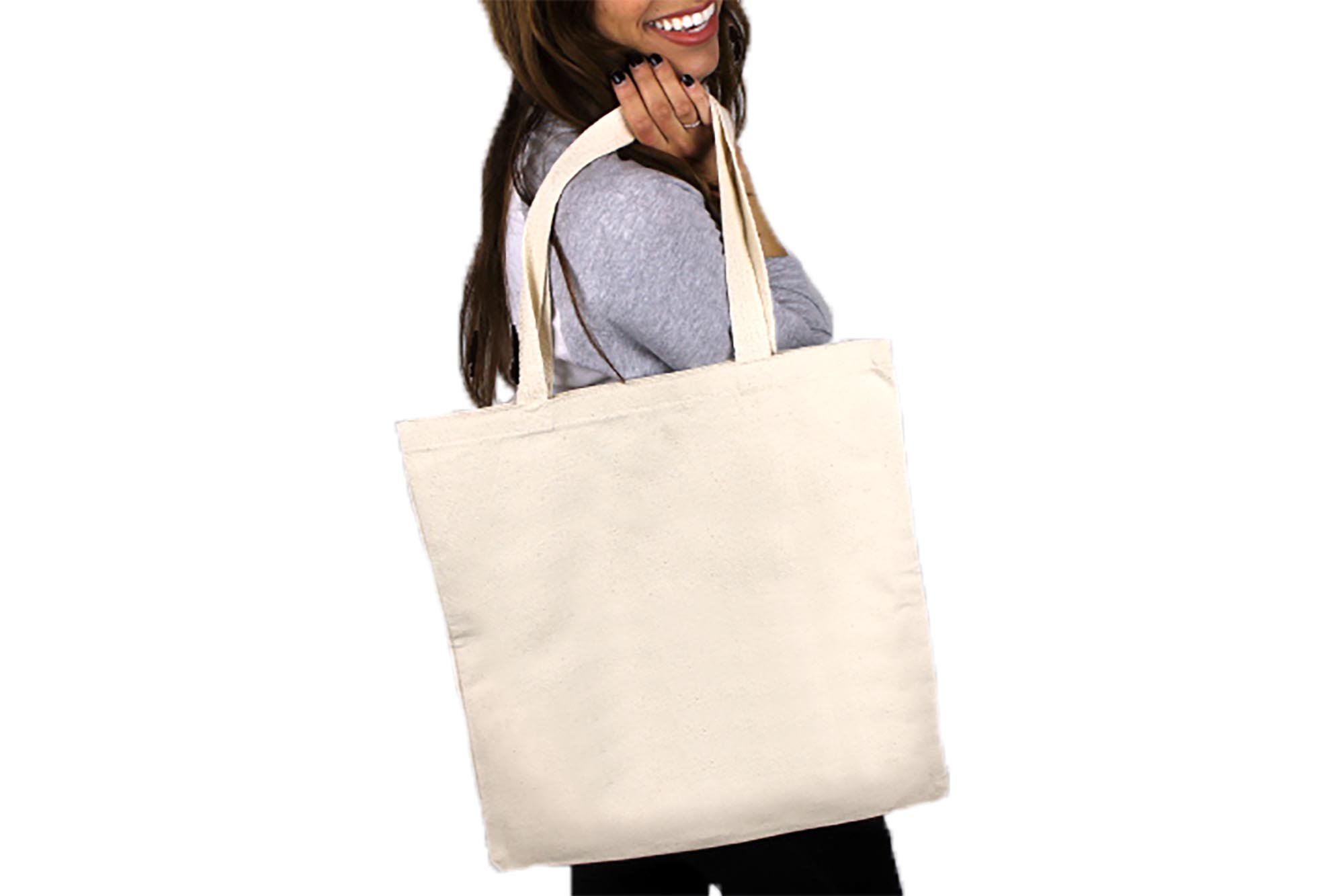 Honeymoon Vibes Canvas Tote Bag - Stylish Grocery & Market Tote - Perfect for Beach, Shopping & Travel - Durable Book Bag for Everyday Use