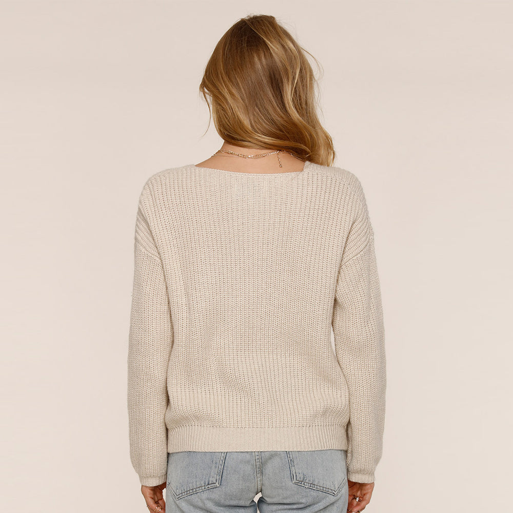 Stylish dani Sweater for Women - Cozy Knit Pullover for Fall & Winter - Perfect for Casual Outfits, Office Wear, and Weekend Getaways
