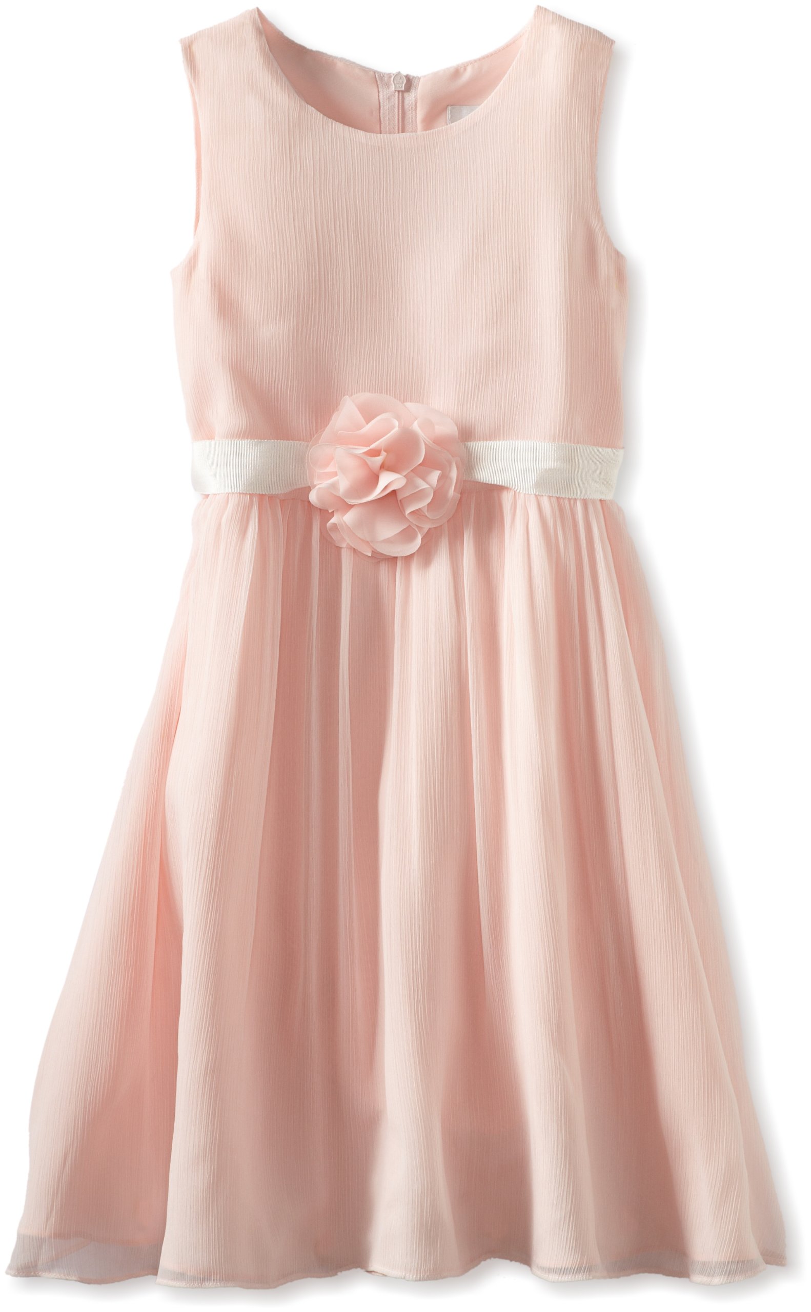 Us Angels Big Girls' Chiffon Tank Dress - Flowy Summer Dress for Teen Girls, Perfect for Beach, Party & Casual Wear