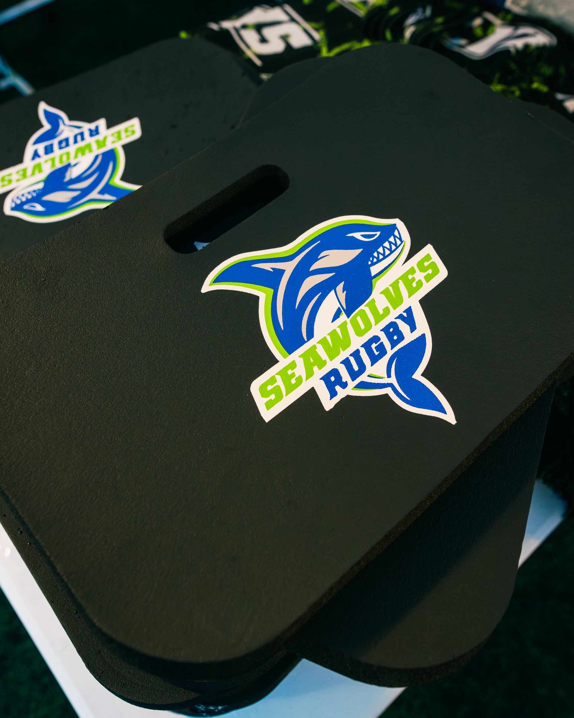 Premium Seawolves Seat Cushion - Comfortable & Supportive for Office Chairs, Car Seats, Gaming - Orthopedic Memory Foam Back Support for Home & Travel