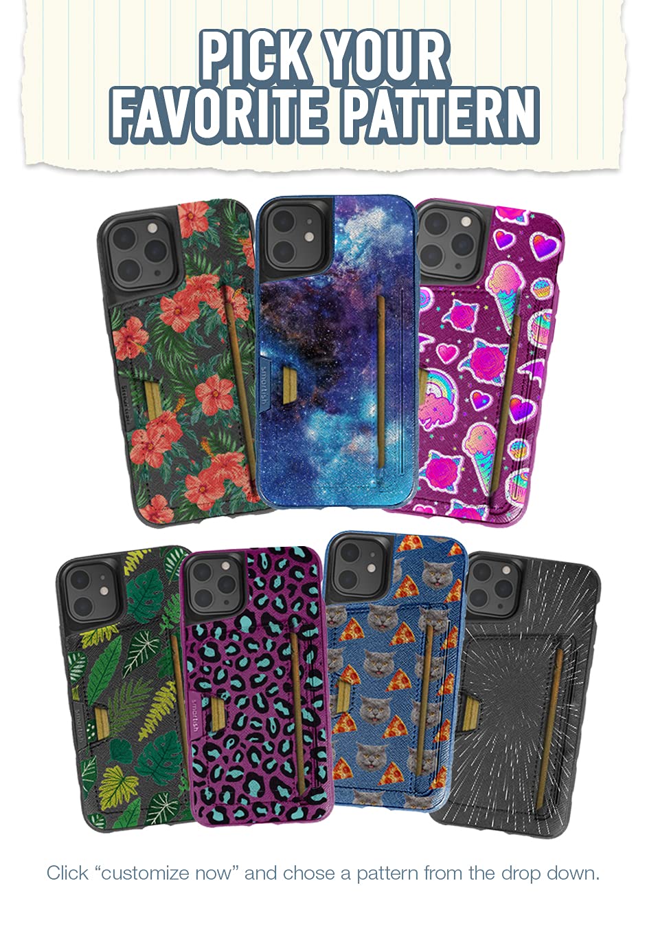 Smartish iPhone 11 Pro Wallet Case - Slim Protective Kickstand & Credit Card Holder (Silk) | Wallet Slayer Vol.2 | Perfect for Everyday Use, Travel & Hands-Free Viewing