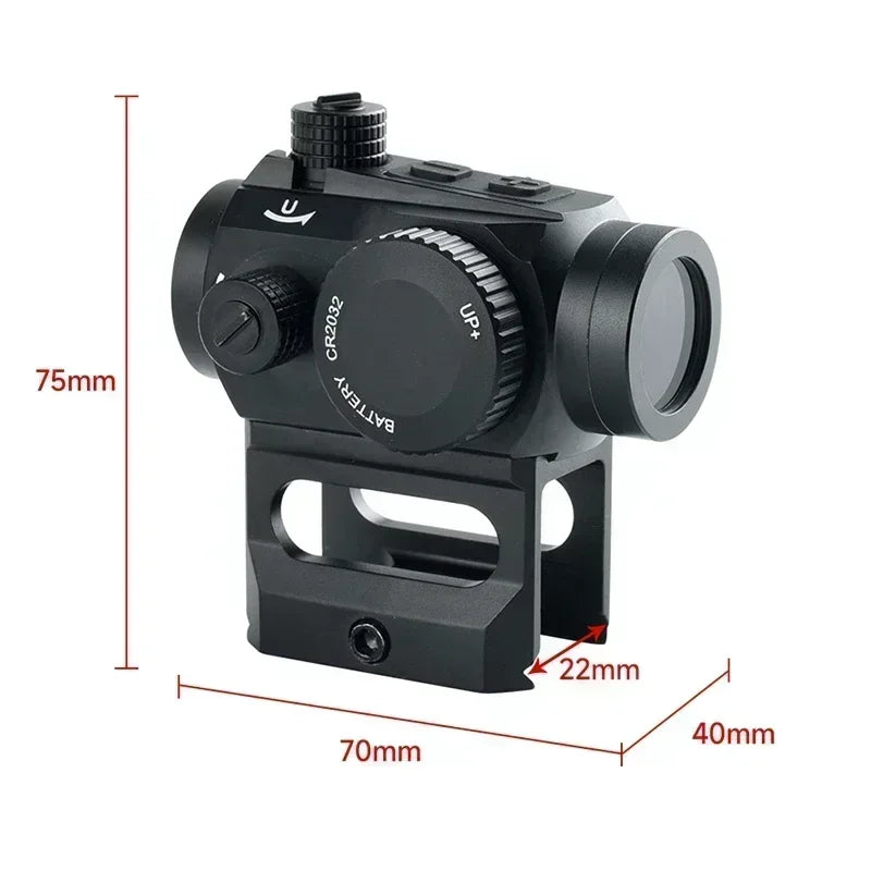Tactical Red Dot Sight 3X Magnifier Scope - Quick Detach G33 BD04N Reflex Optical Sight for Hunting & Shooting | Perfect for AR-15, Rifle & Tactical Gear Accessories