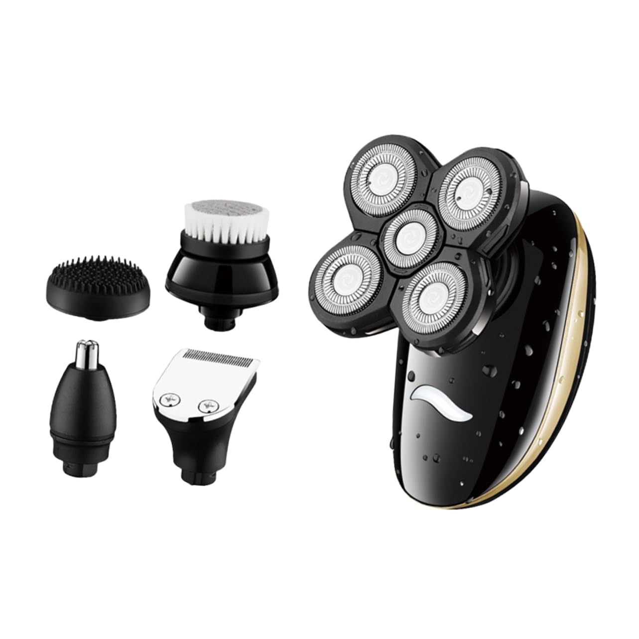 Didiseaon 5-in-1 Electric Shaver Set - Rechargeable & Washable Beard Trimmer for Men - Perfect for Travel, Home Grooming & Daily Shaving Routine