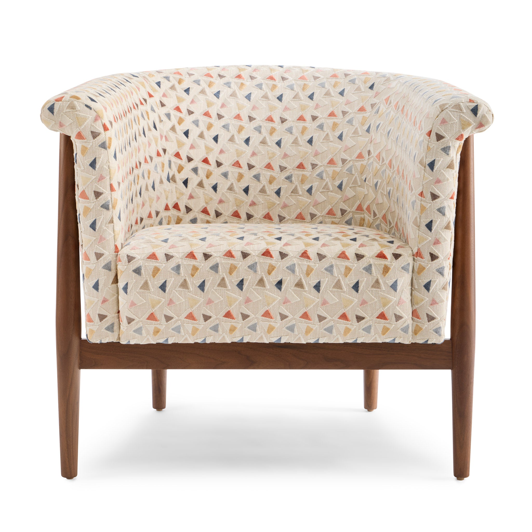 Walnut Grove Chair - Solid Wood Dining Chair with Upholstered Seat - Perfect for Kitchen, Dining Room & Home Office