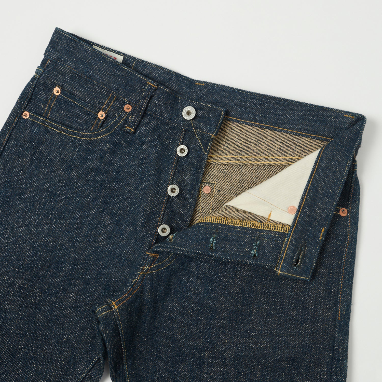 ONI 527ZR Secret Denim 20oz Slim Straight Raw Selvedge Jeans for Men - Premium Japanese Denim Pants for Casual Wear & Street Style