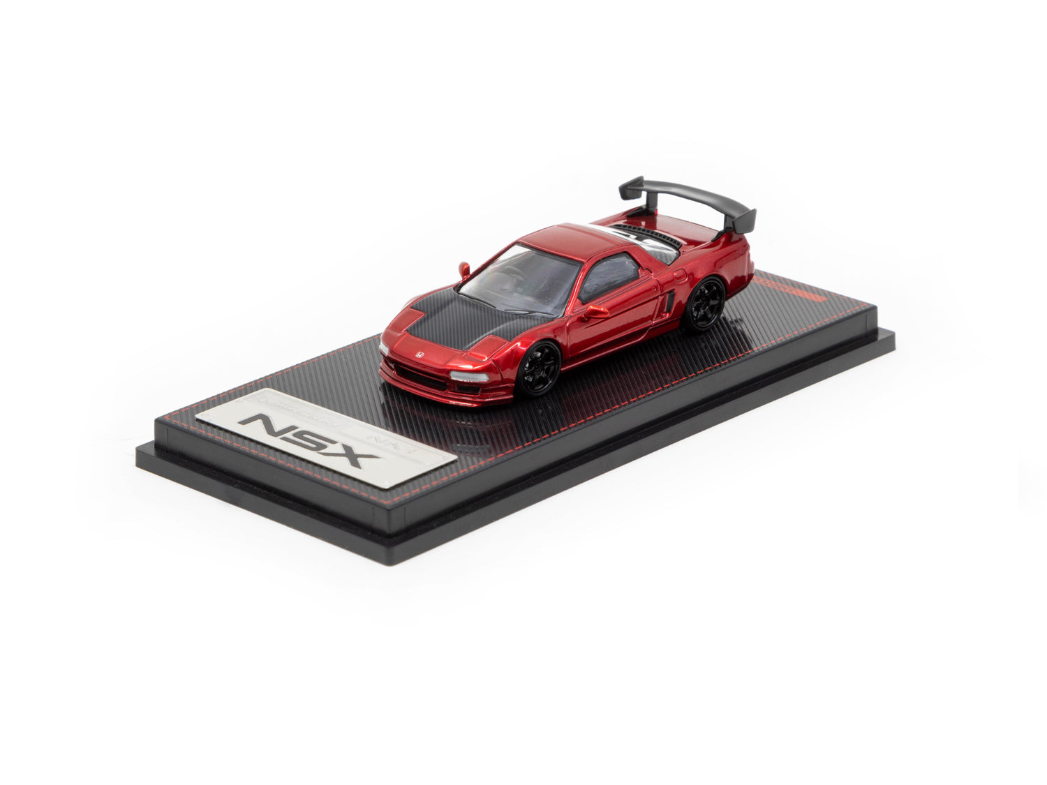 1/64 Scale Honda NSX (NA1) Diecast Model Car - Red Metallic Finish - Perfect for Collectors, Display, and Racing Enthusiasts