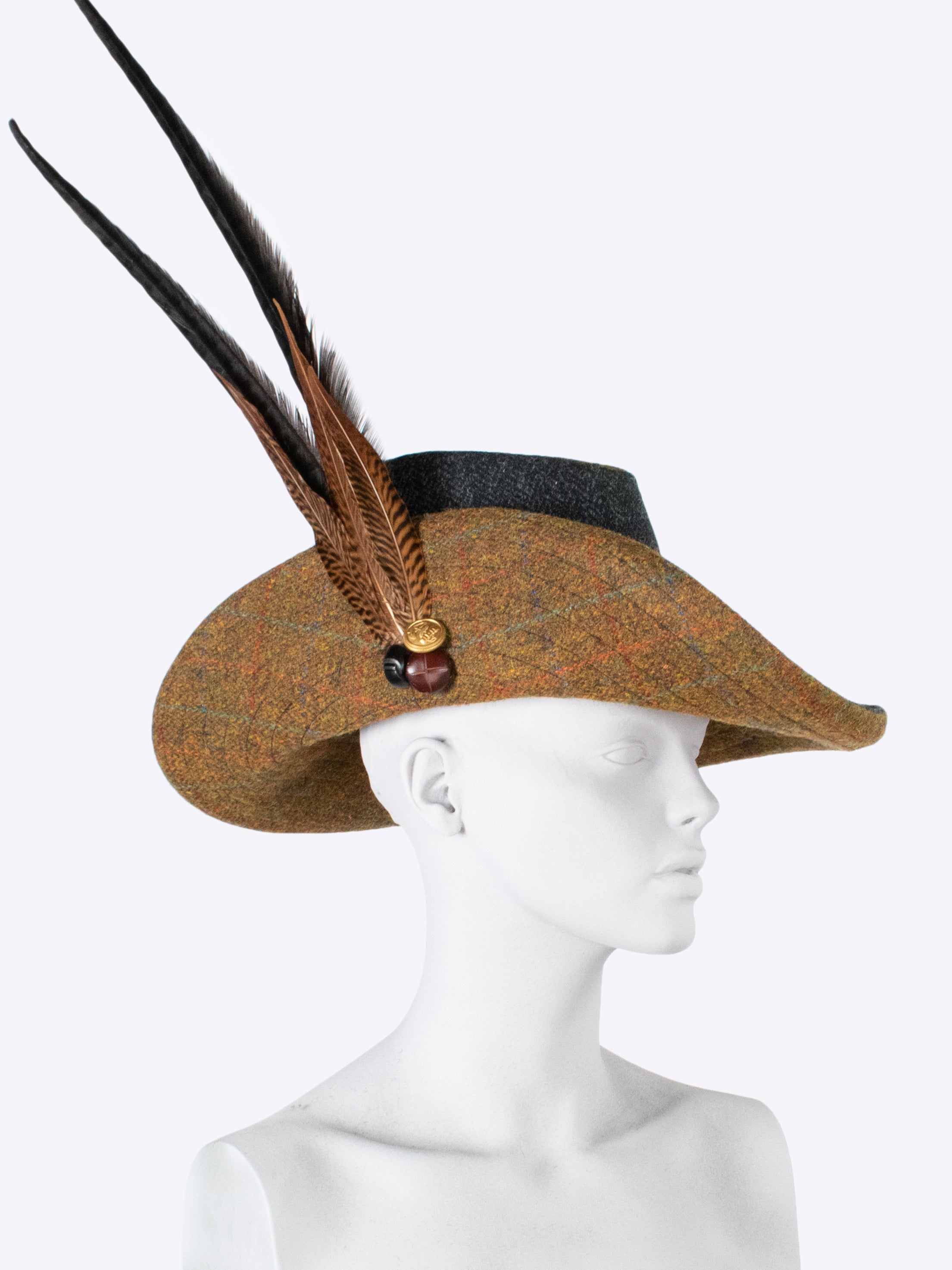 Waterproof Wide Brim Sun Hat for Women & Men - UPF 50+ UV Protection - Charcoal & Rust Color - Perfect for Beach, Hiking, Gardening and Outdoor Activities
