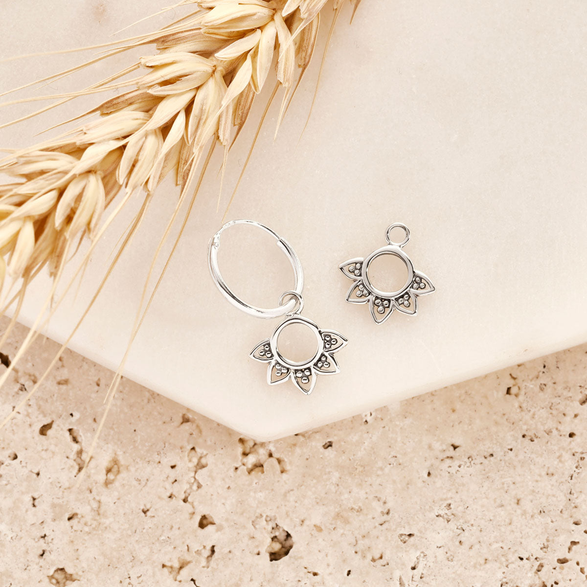 Rising Sun Ear Charms - Japanese-Inspired Dangle Earrings for Women, Gold-Plated Sun Pendant Jewelry | Perfect for Boho Fashion, Festival Outfits & Everyday Wear