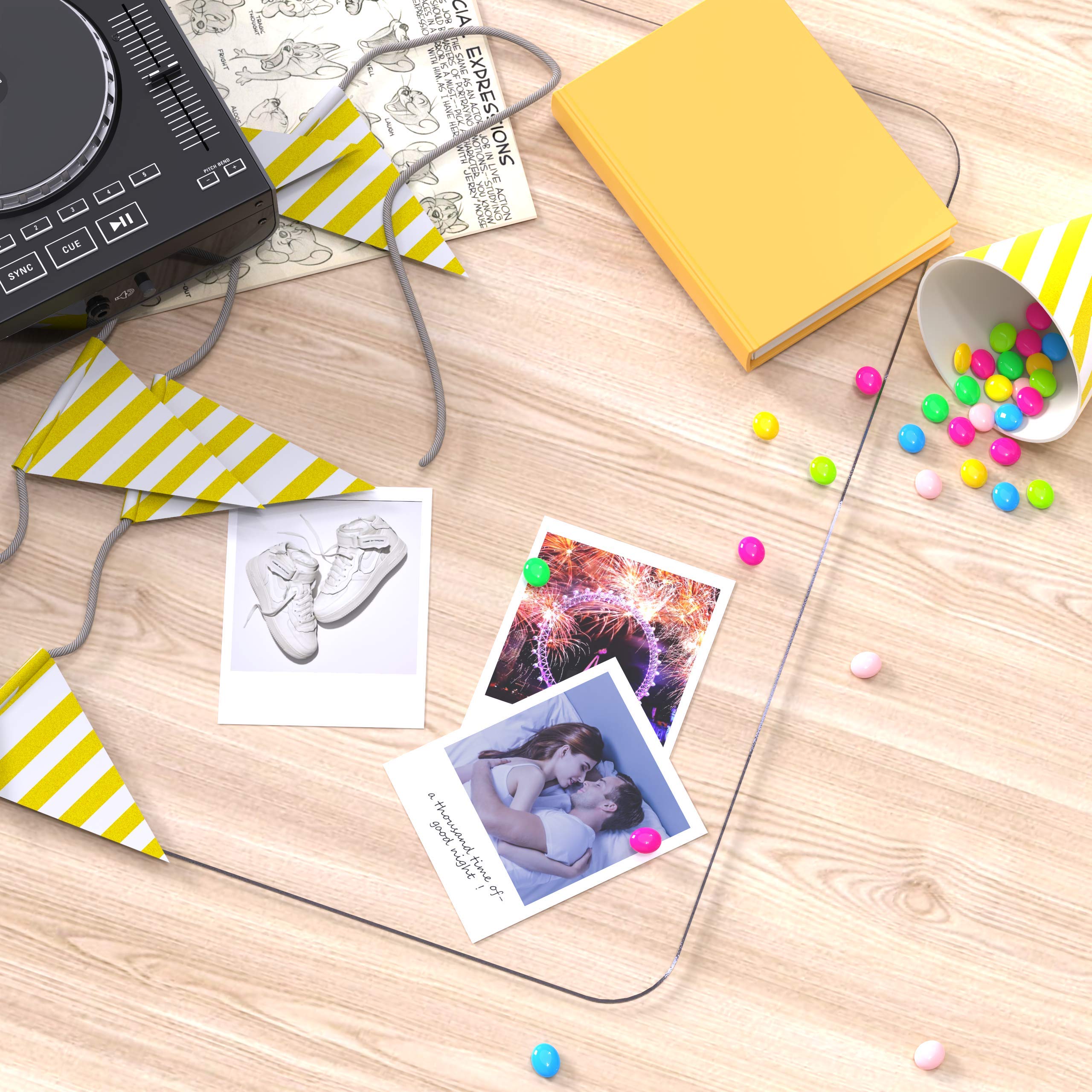 Oterri Clear PVC Desk Pad - 31.5