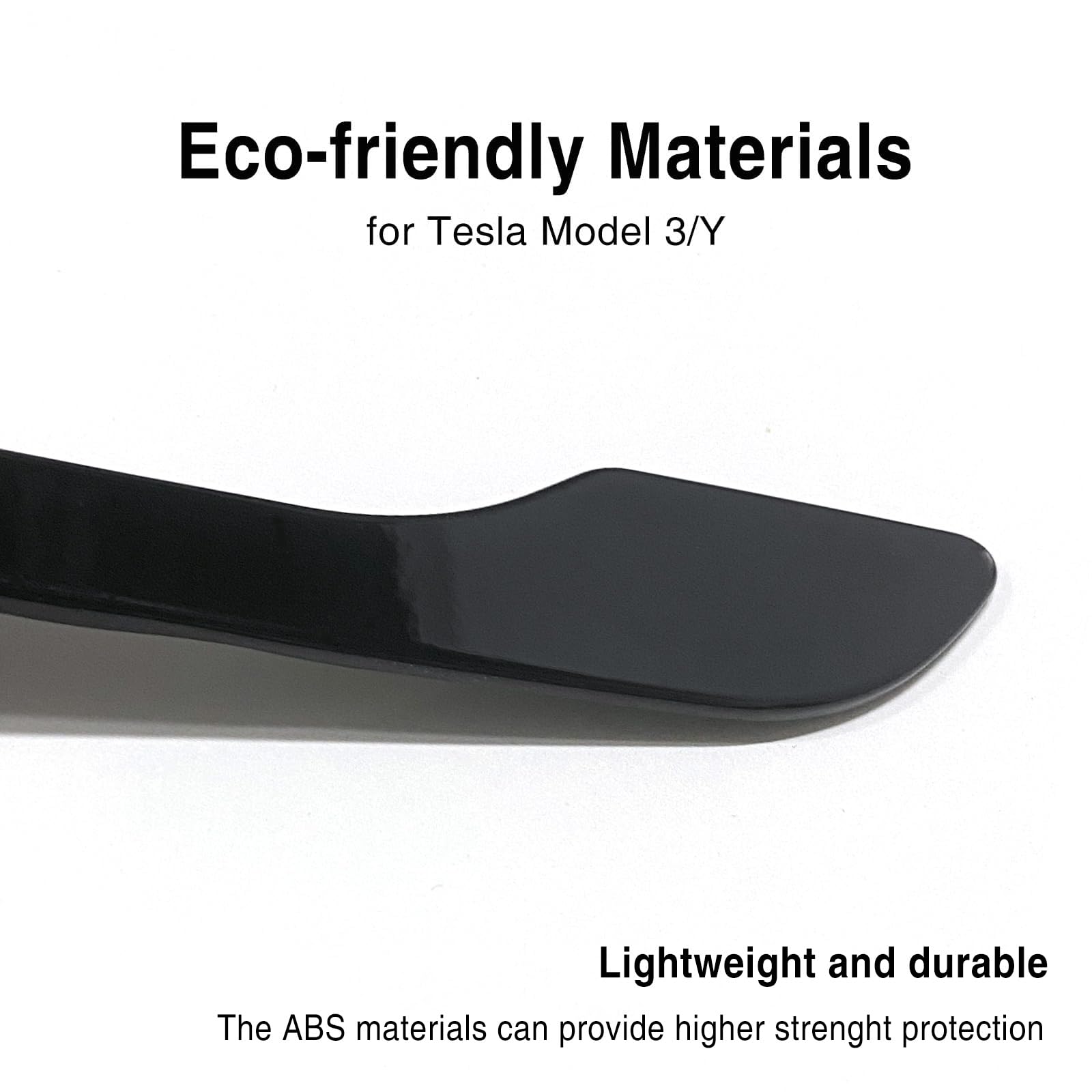 Premium Tesla Model 3/Y Door Handle Protectors - 4PCS Anti-Scratch Vinyl Wrap Stickers (Glossy Black) | Durable Car Accessories for Door Handle Protection | Perfect for Daily Commuting & Road Trips