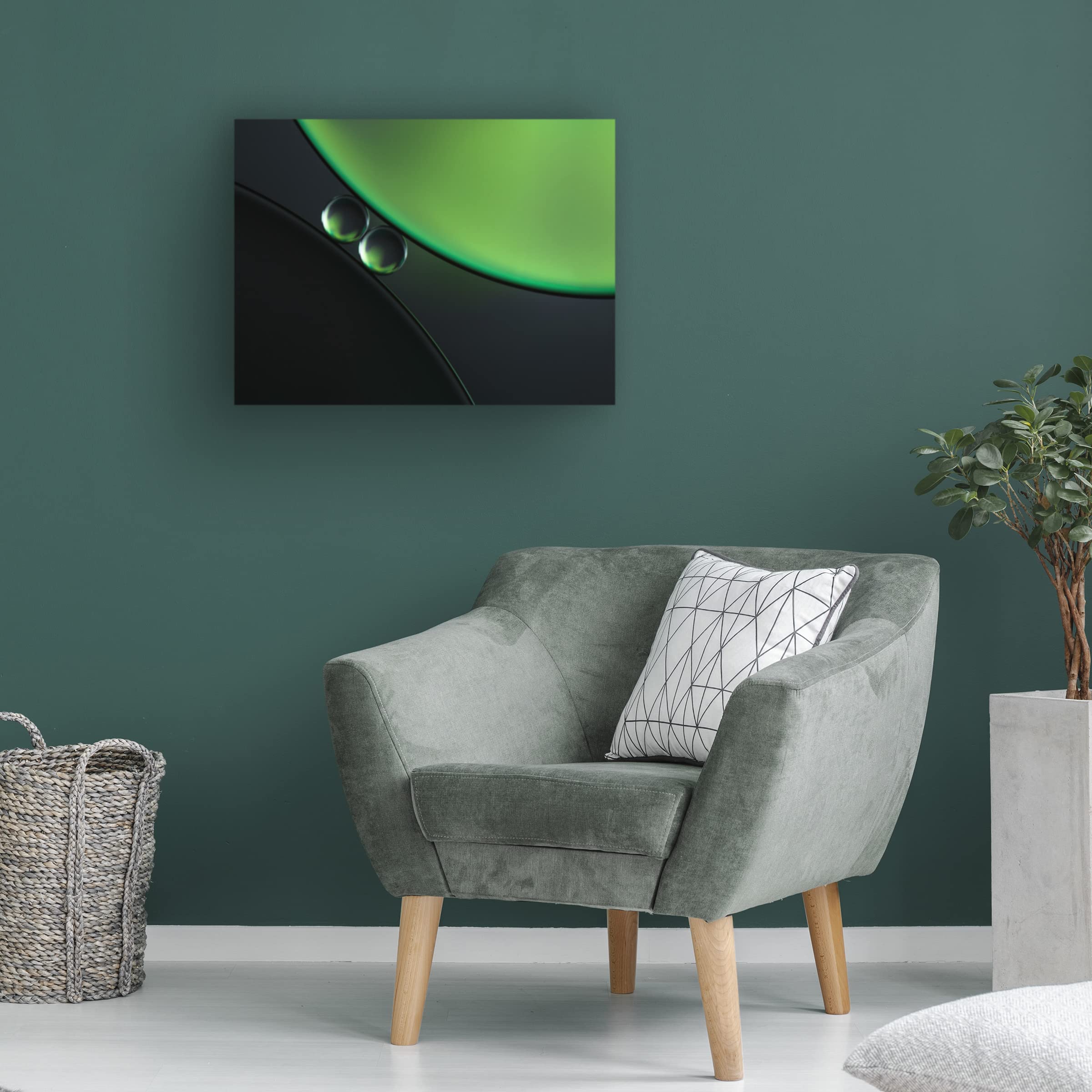 Trademark Fine Art 'Batwing Bubbles' Canvas Wall Art by Jacqueline Hammer - Modern Abstract Painting for Living Room, Bedroom & Office Decor
