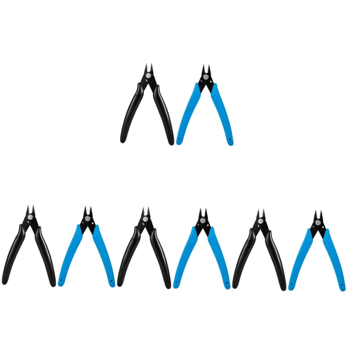 Minkissy 8-Piece Nail Drill Bit Remover Pliers Set - Professional Nail Art Tools for Rhinestones, Diamonds & Piercing - False Nail Trimmer & Grooming Kit - Perfect for Salon, Home Manicure & DIY Nail Designs