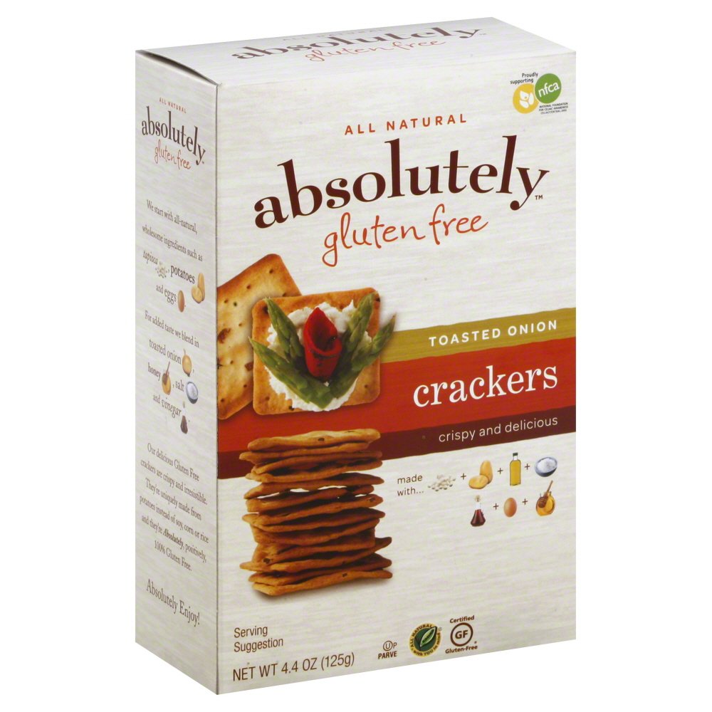 Gluten Free Toasted Onion Crackers - Healthy Snack for Parties, Picnics & Lunchboxes | Crunchy & Delicious