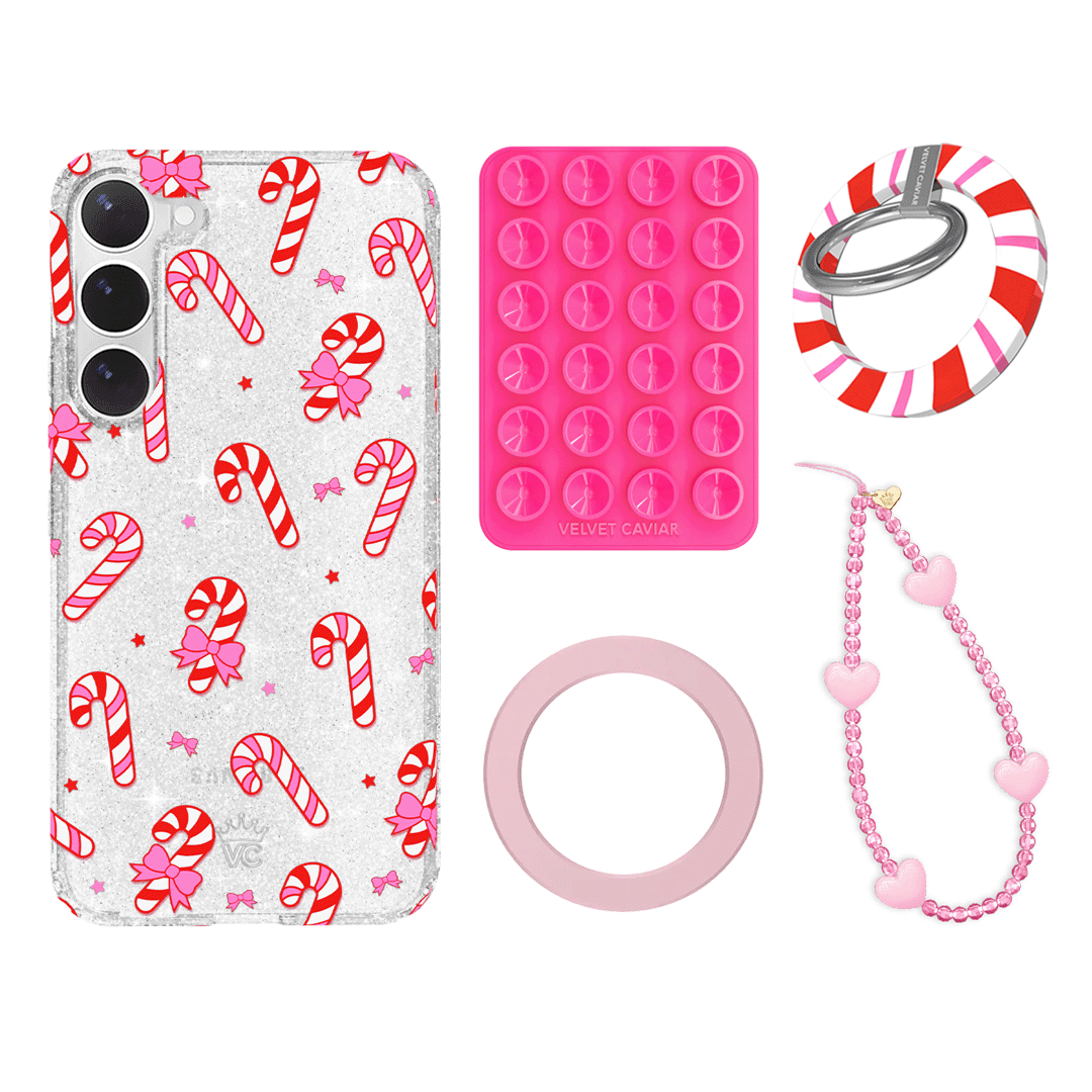 Peppermint Princess Galaxy Bundle Set - Cute & Comfortable Grip for Pens, Pencils & Stylus - Perfect for School, Office & Digital Art
