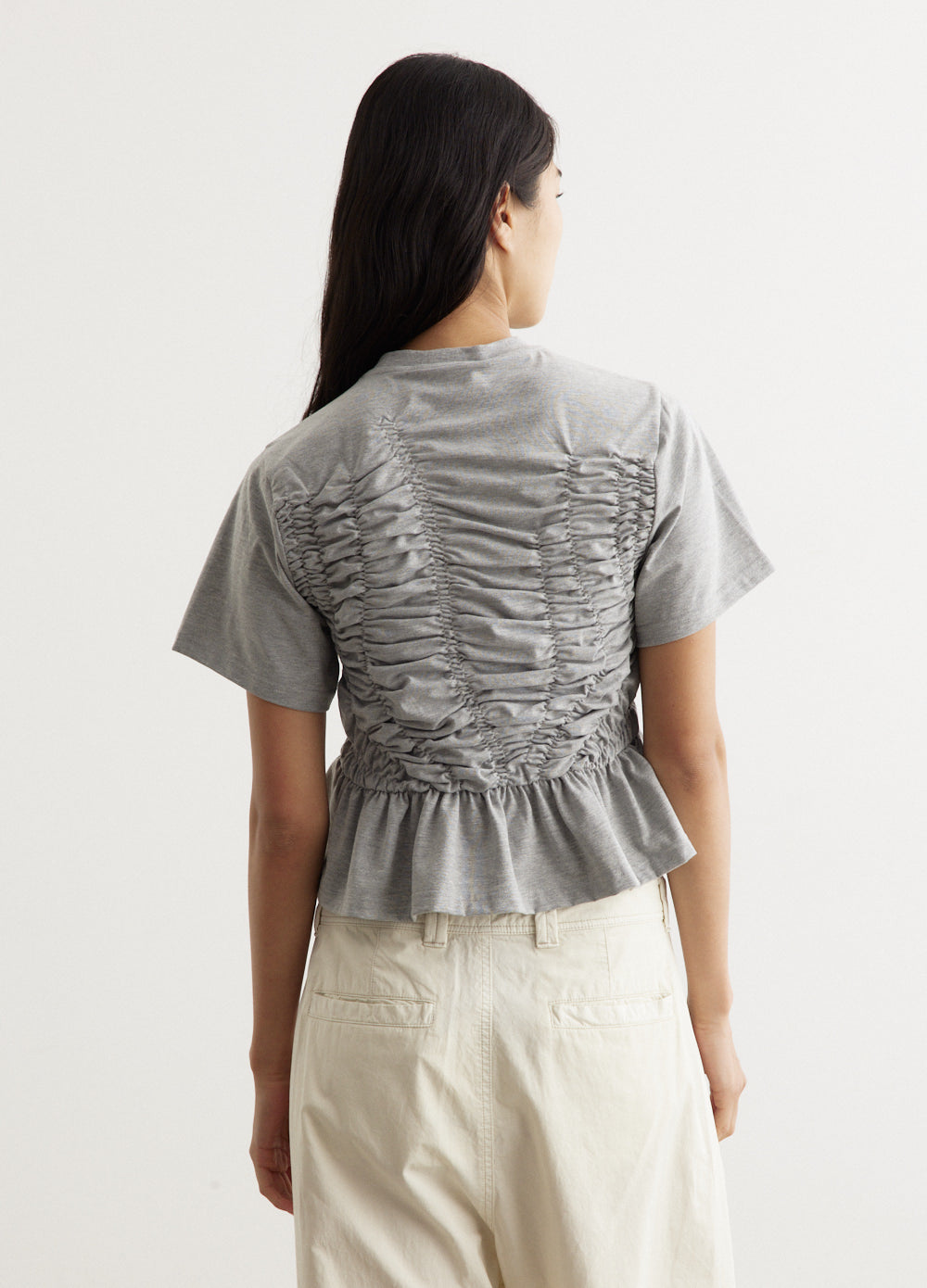 Ace Top Jersey Grey Melange Men's T-Shirt - Soft Cotton Casual Tee for Everyday Wear | Perfect for Gym, Workout, and Street Style