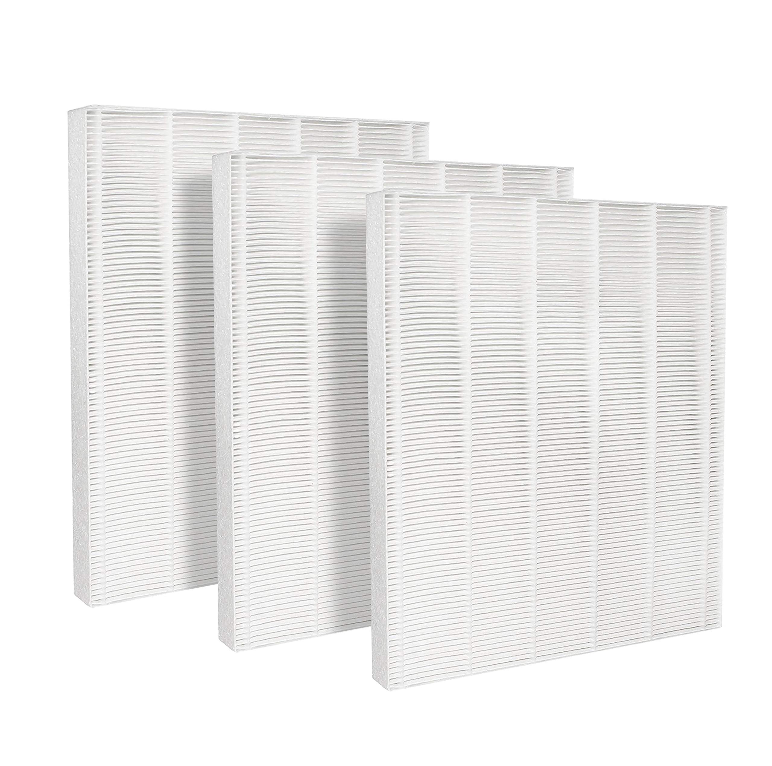 LifeSupplyUSA (3-Pack) True HEPA Filter Replacement for Fellowes HF-230 Air Purifier Model AP-230PH - Part 9370001 | Compatible with Fellowes Air Purifiers | Improves Indoor Air Quality for Home, Office & Allergy Relief