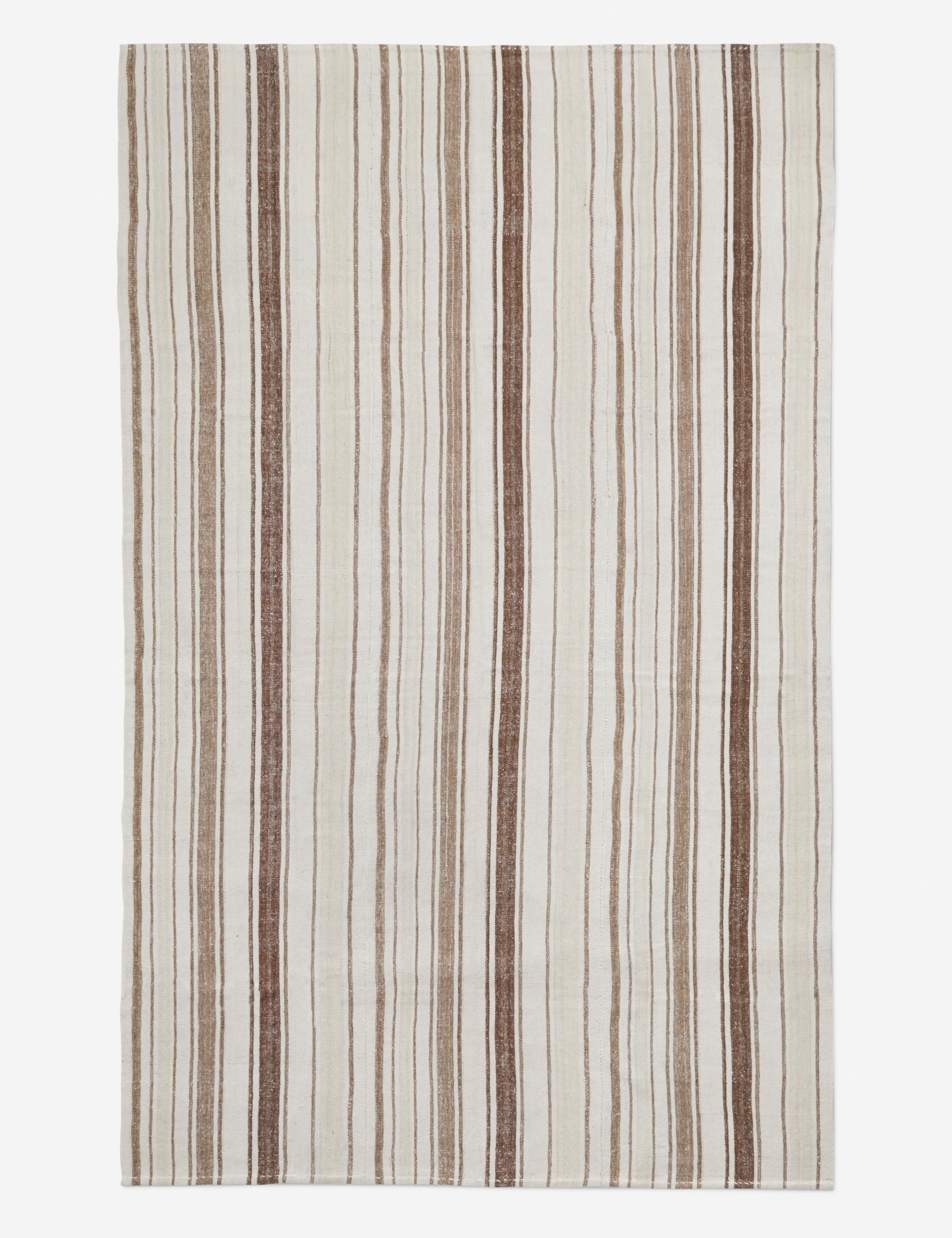 Vintage Kilim Flatweave Wool Rug - Handmade Turkish Tribal Design - 7'1