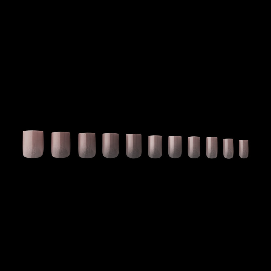 Apres Neutrals Gel X Tips Mia Square Extra Short (150 Pcs) - Professional Nail Extension Kit for Home & Salon Manicure, Perfect for Short Nails & Natural Look