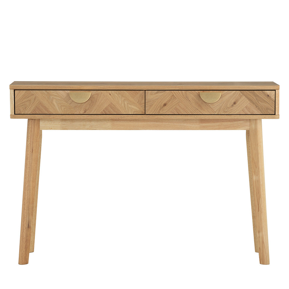 LOFTUS 47-Inch Oak Console Table - Entryway, Living Room, or Hallway Furniture for Home Decor