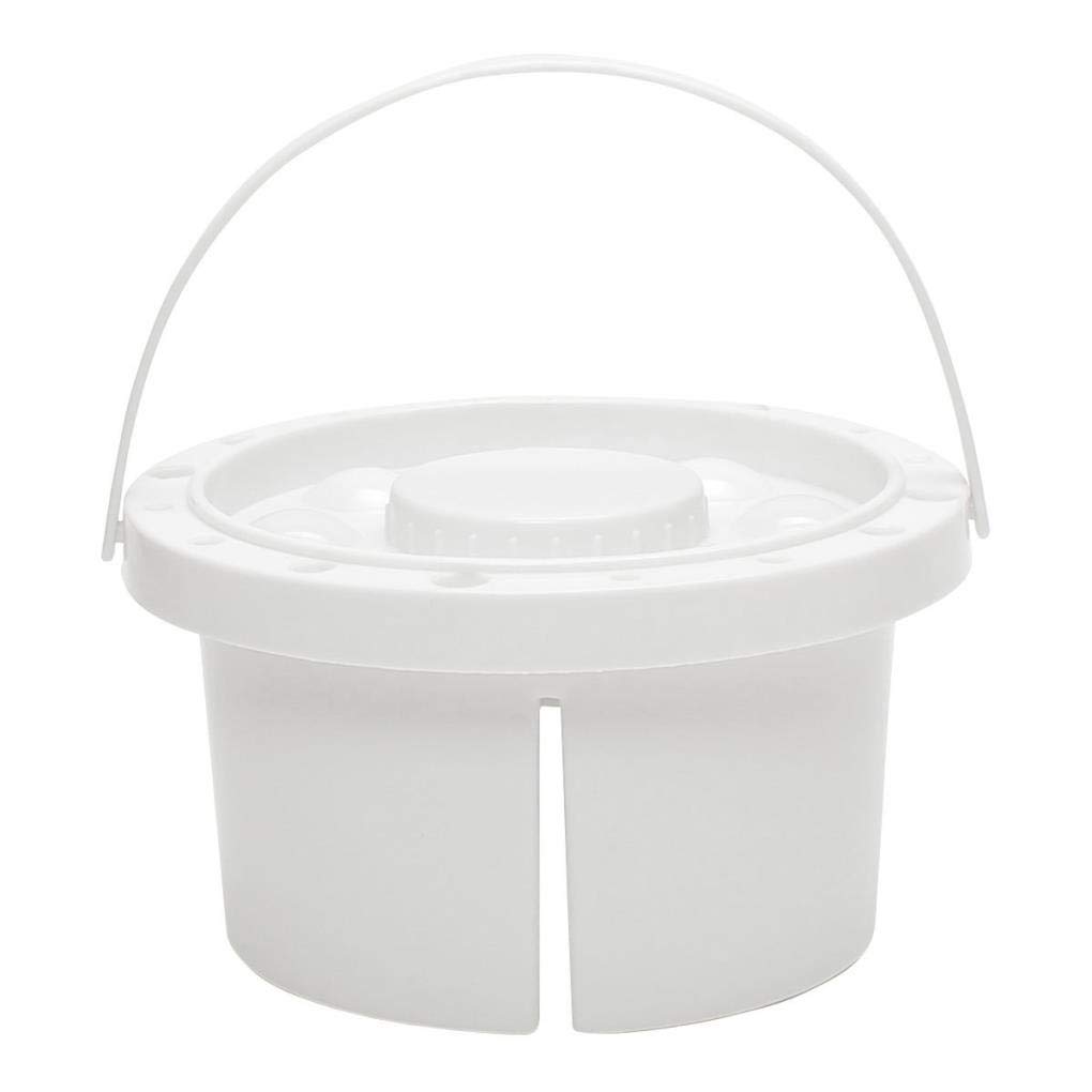 Professional Paint Brush Cleaner & Palette Paint Bucket - Watercolor, Oil & Face Paint Art Tub Holder Container for Artists - Perfect for Studio, Classroom & DIY Painting Projects