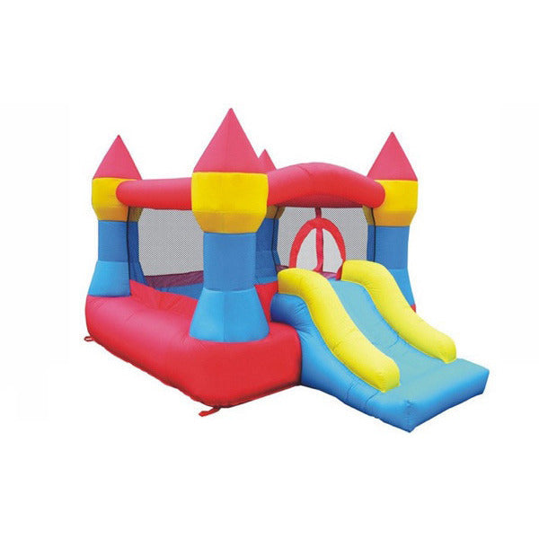 KidWise Inflatable Castle Bounce House with Slide - Outdoor Backyard Play Set for Kids Birthday Parties & Summer Fun