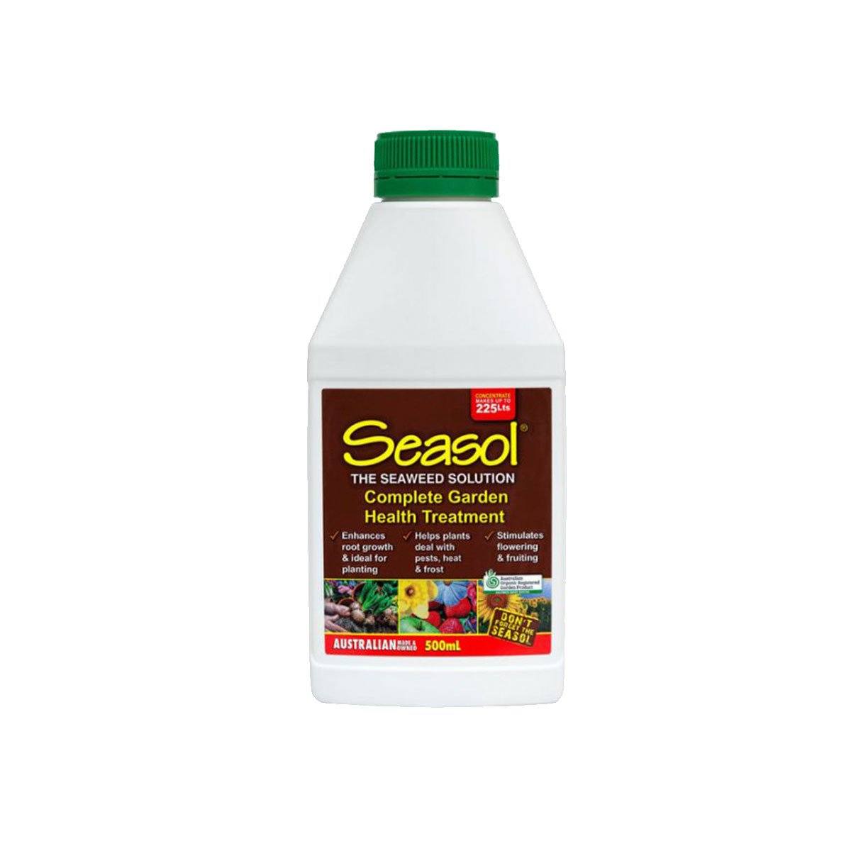 Seasol Concentrate - Organic Liquid Fertilizer for Plants & Gardens | Promotes Healthy Growth & Root Development | Ideal for Indoor Plants, Lawns, and Vegetable Gardens
