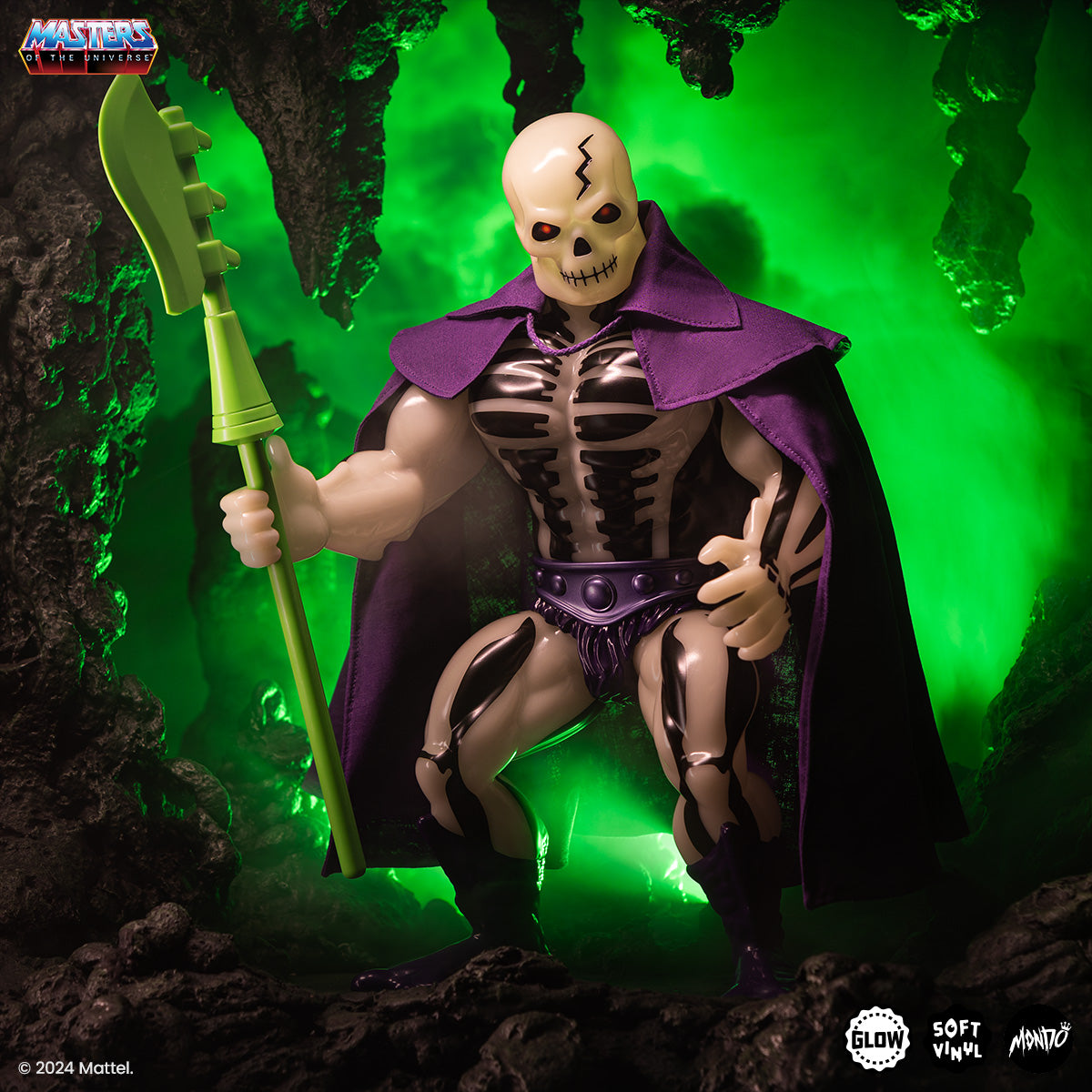 Masters of the Universe Scareglow Soft Vinyl Figure - Classic Variant Collectible Toy for Fans | Perfect for Display, Gifts, and He-Man Collections