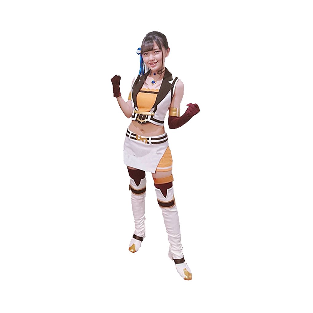 Anime Mage Siluca Meletes Cosplay Costume - Official Replica Fight Suit Dress for Halloween, Conventions & Role Playing (The Record of Grancrest War)