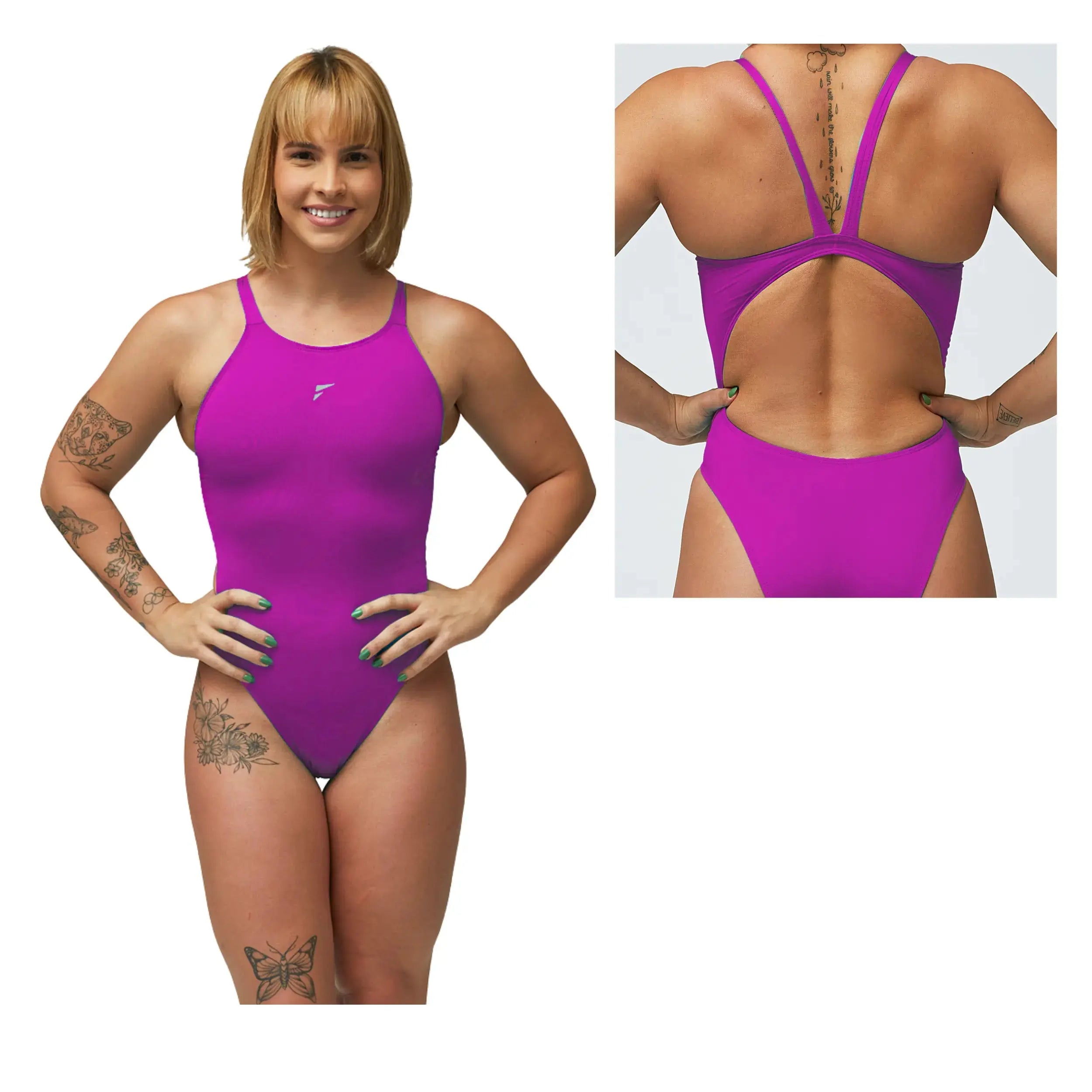 MCAV Women's Professional Training Swimwear - High Performance One Piece Swimsuit for Pool & Lap Swimming | Perfect for Swim Practice, Water Aerobics & Beach Activities