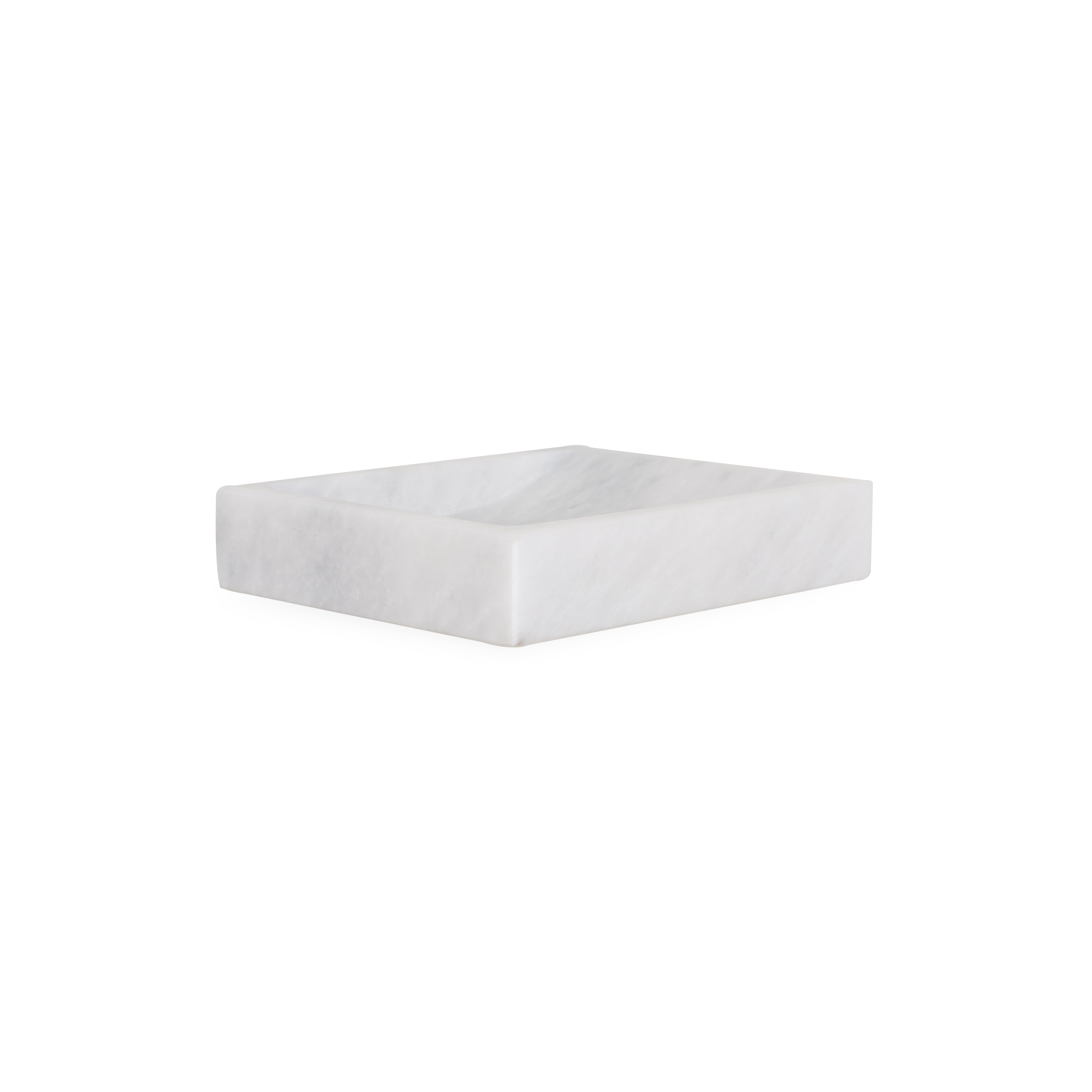 Pearl Marble Soap Dish - Elegant Bathroom Organizer for Bar Soap | Non-Slip Stone Soap Holder | Perfect for Showers, Sinks, and Vanity Countertops